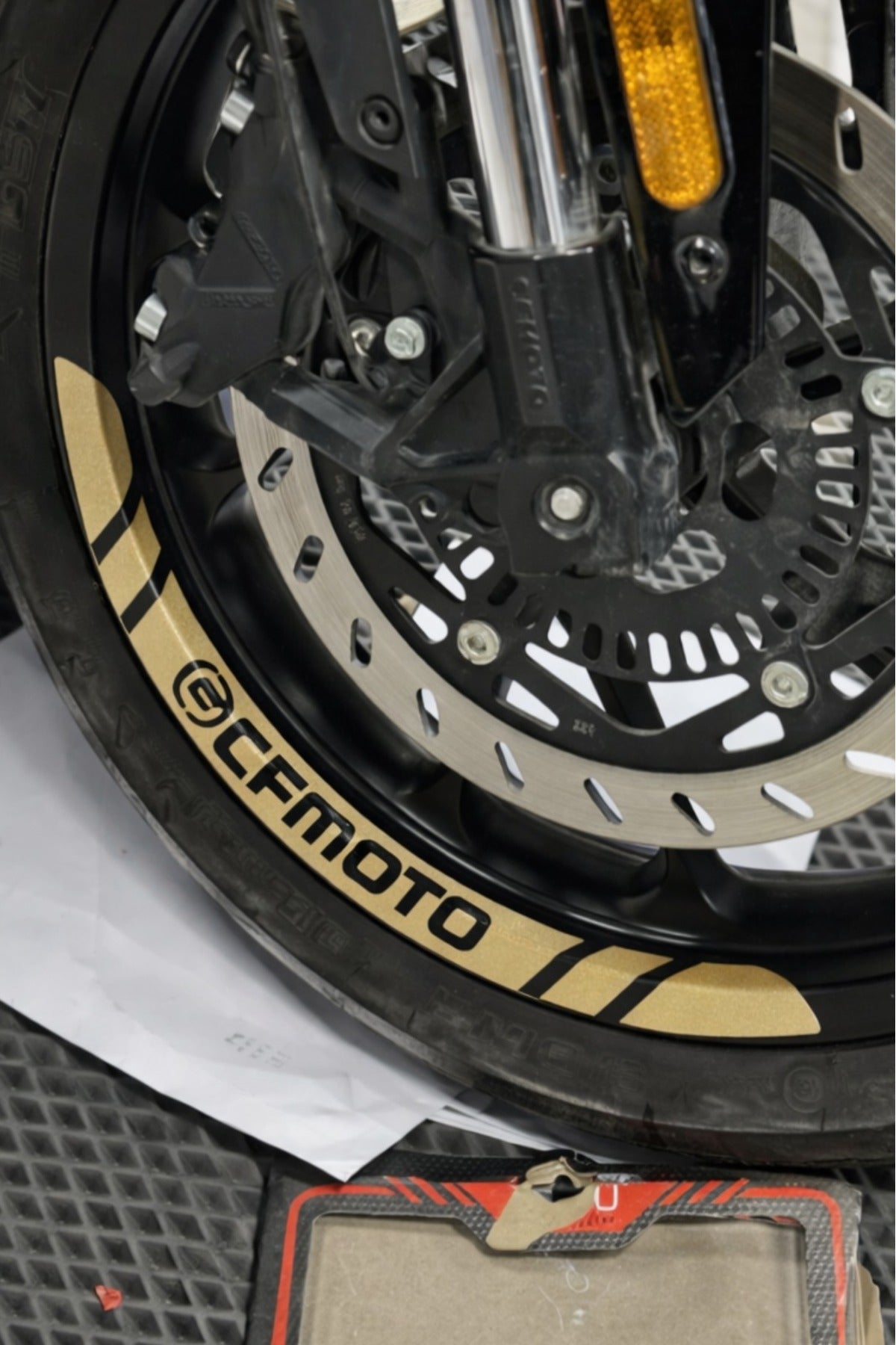 CFMOTO Tüm Modeller için Jant Şeridi Sticker Seti