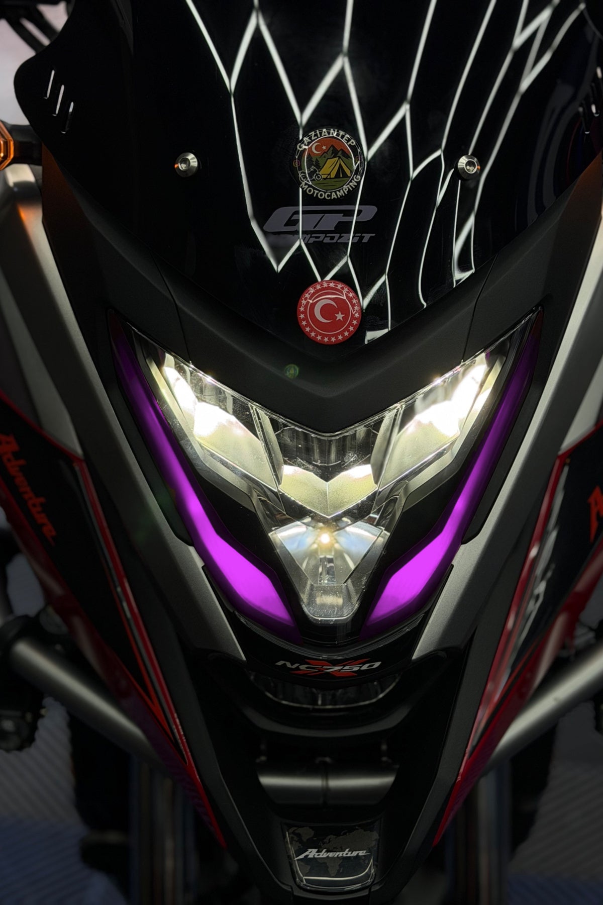 Honda NCX 750 için Far Renklendirme Far Tasarım Film Sticker