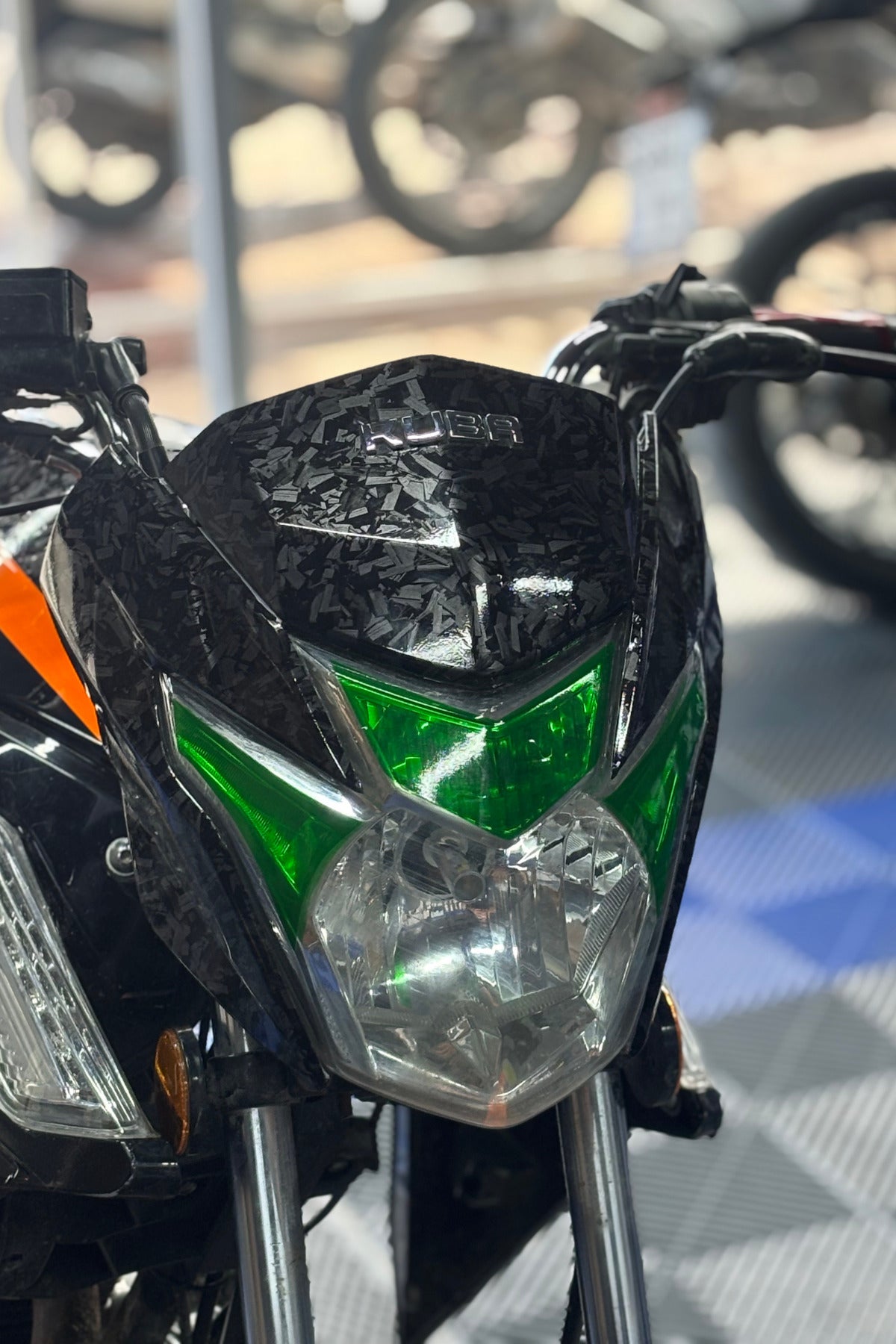 TK-03 Motosiklet için Renkli Far Filmi Sticker Seti (3 Parça)