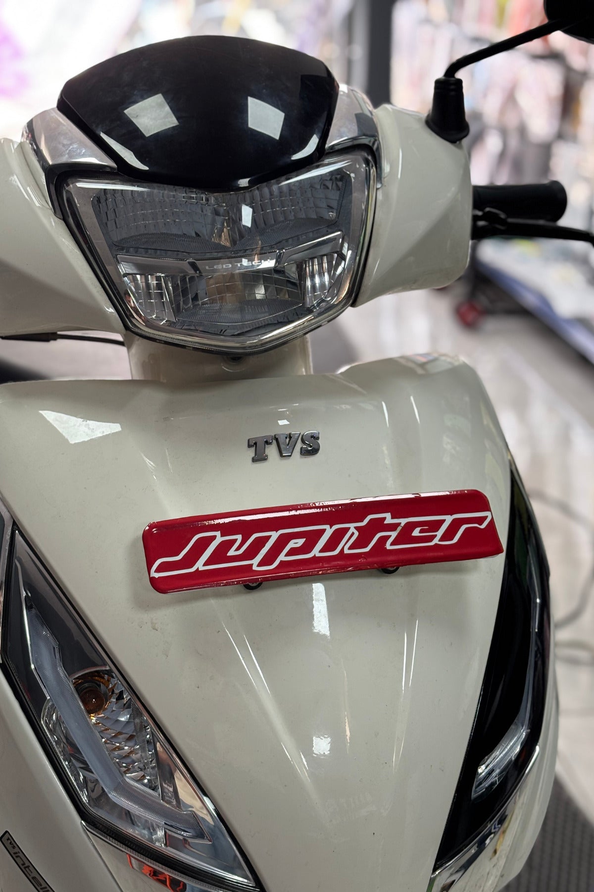 TVS Jupiter Ön Plakalık için Jupiter Yazılı Kaplama Sticker
