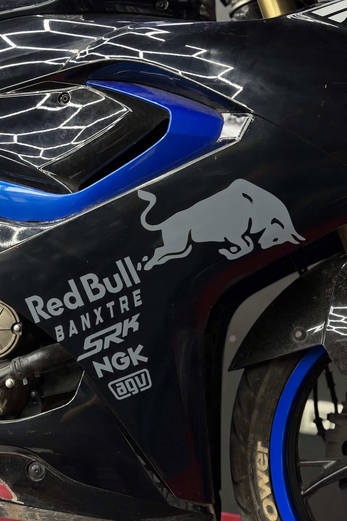 RKS SRK Motosiklet Grubu için Yan Grenajlar için Sponsor Sticker Seti (1 Taraf)