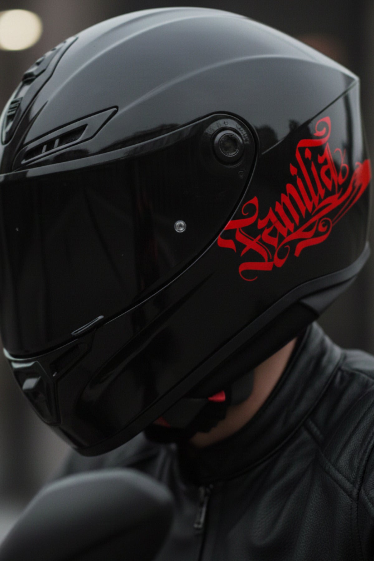 Kask ve Motosiklet için Familia (Aile) Sticker Etiket