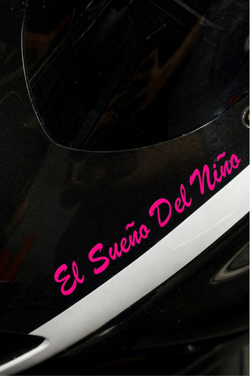 Motor için El Sueno Del Nino Sticker Etiket