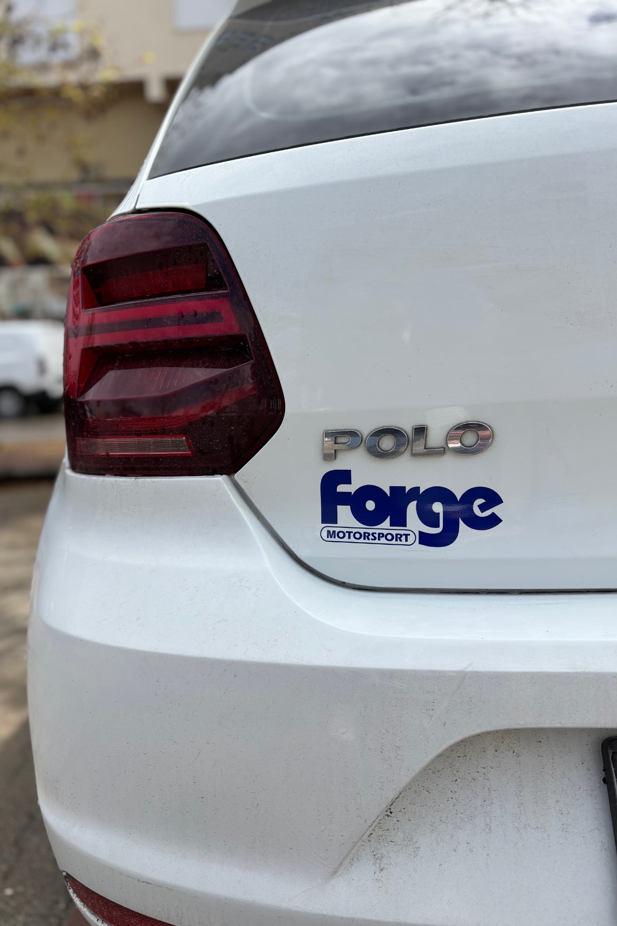 Araba için Lacivert Forge Motorsports Sticker Etiket ( 1 Adet)