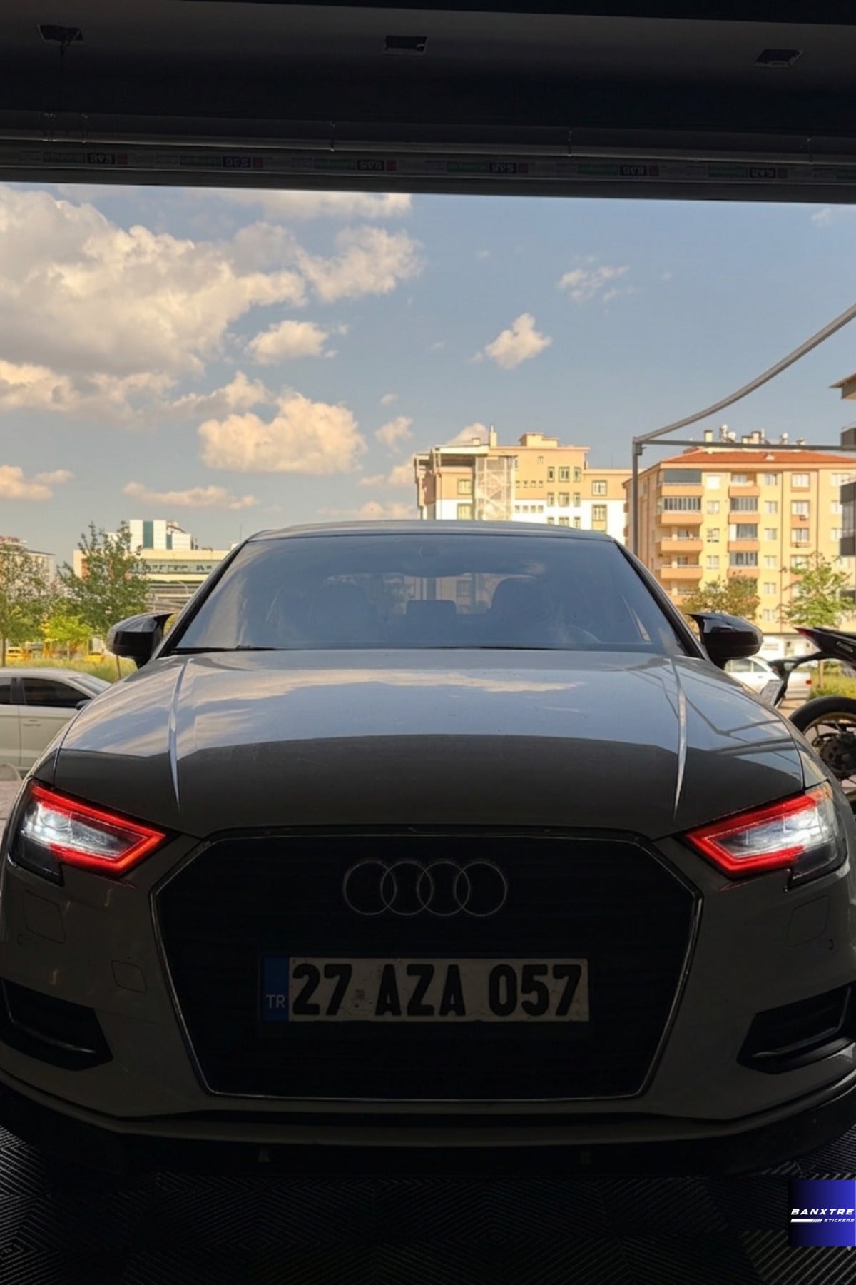 Audi A3 Sedan Uyumlu Far Filmi Sticker Far Tasarım Etiket (Sağ ve Sol)