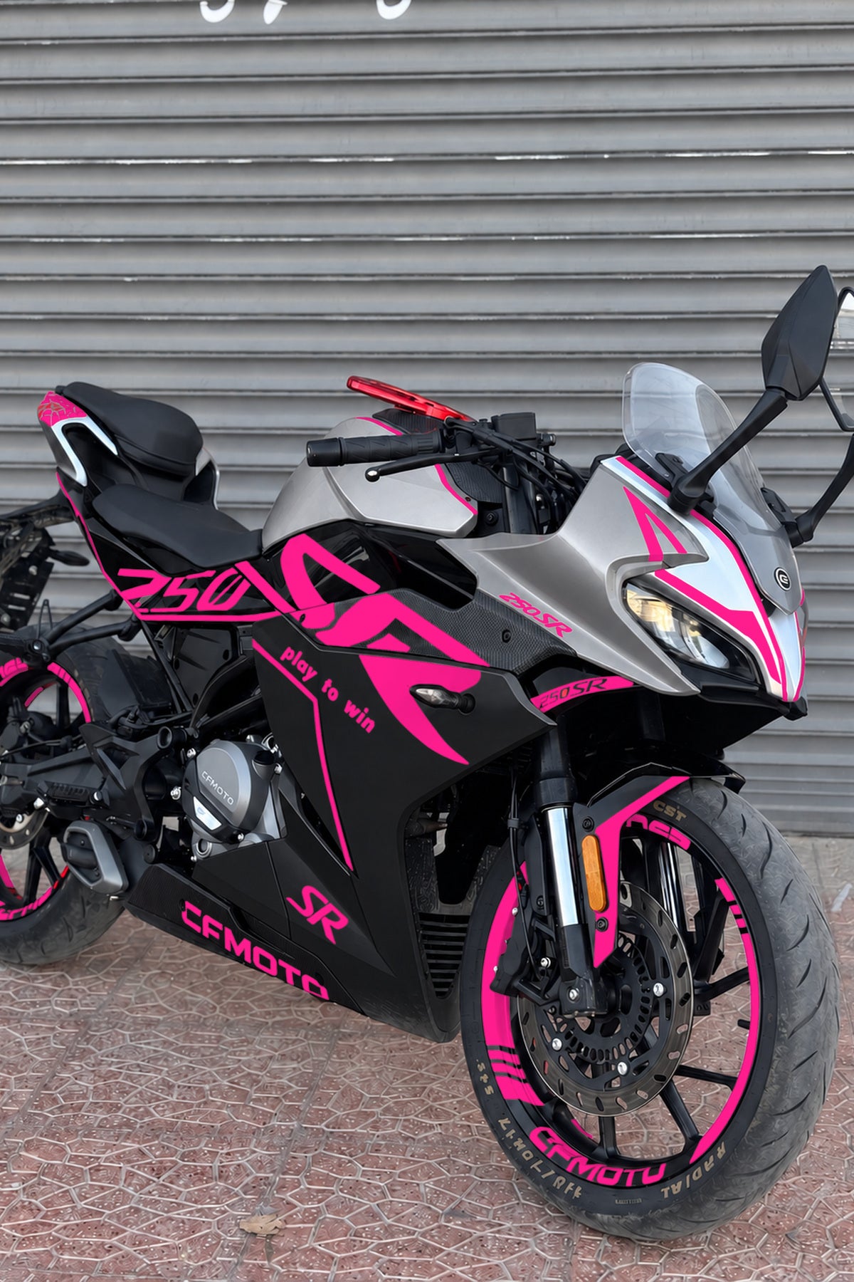 CFMOTO SR 250 için Komple Ultra Renk Değişim Sticker Seti (Sağ ve Sol )