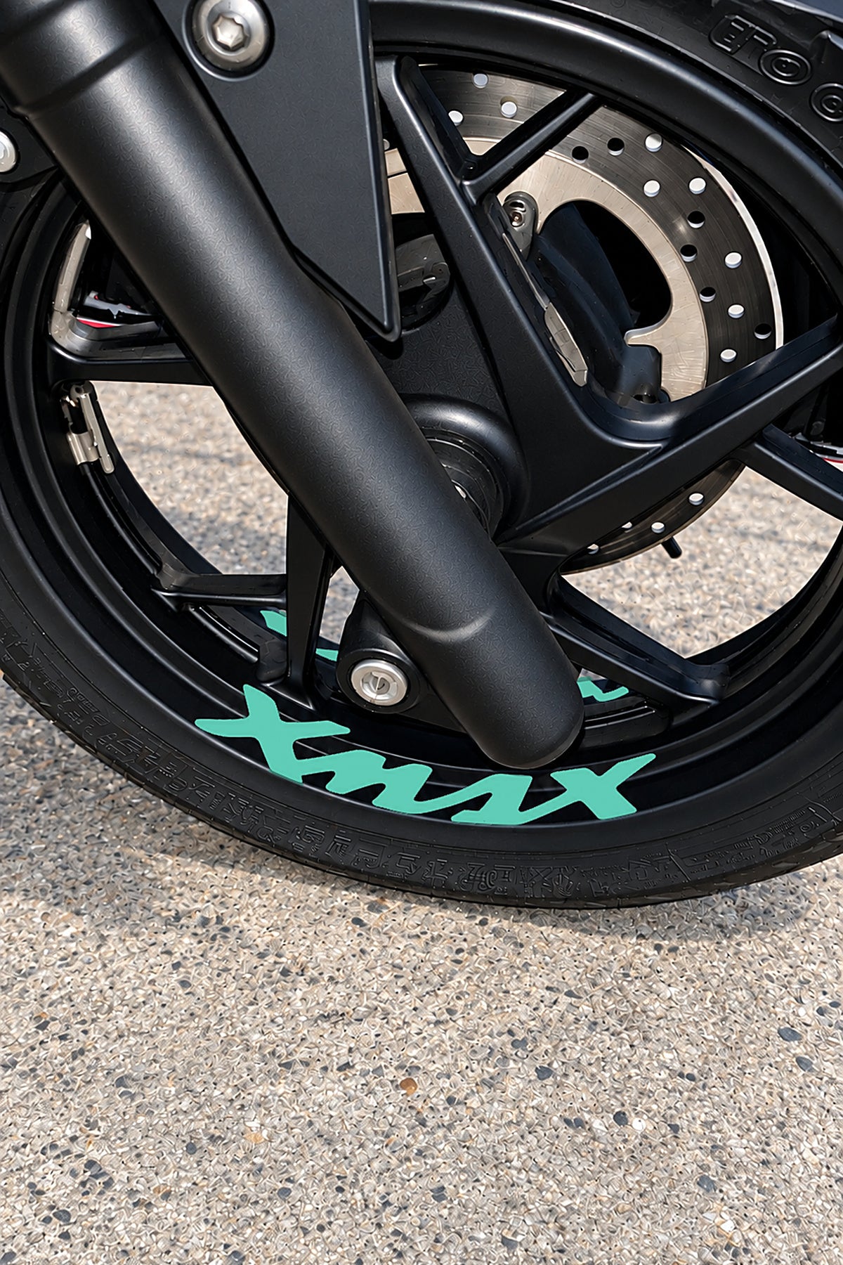 Yamaha Xmax için Jant içi Yazı Sticker Etiket (4'lü)