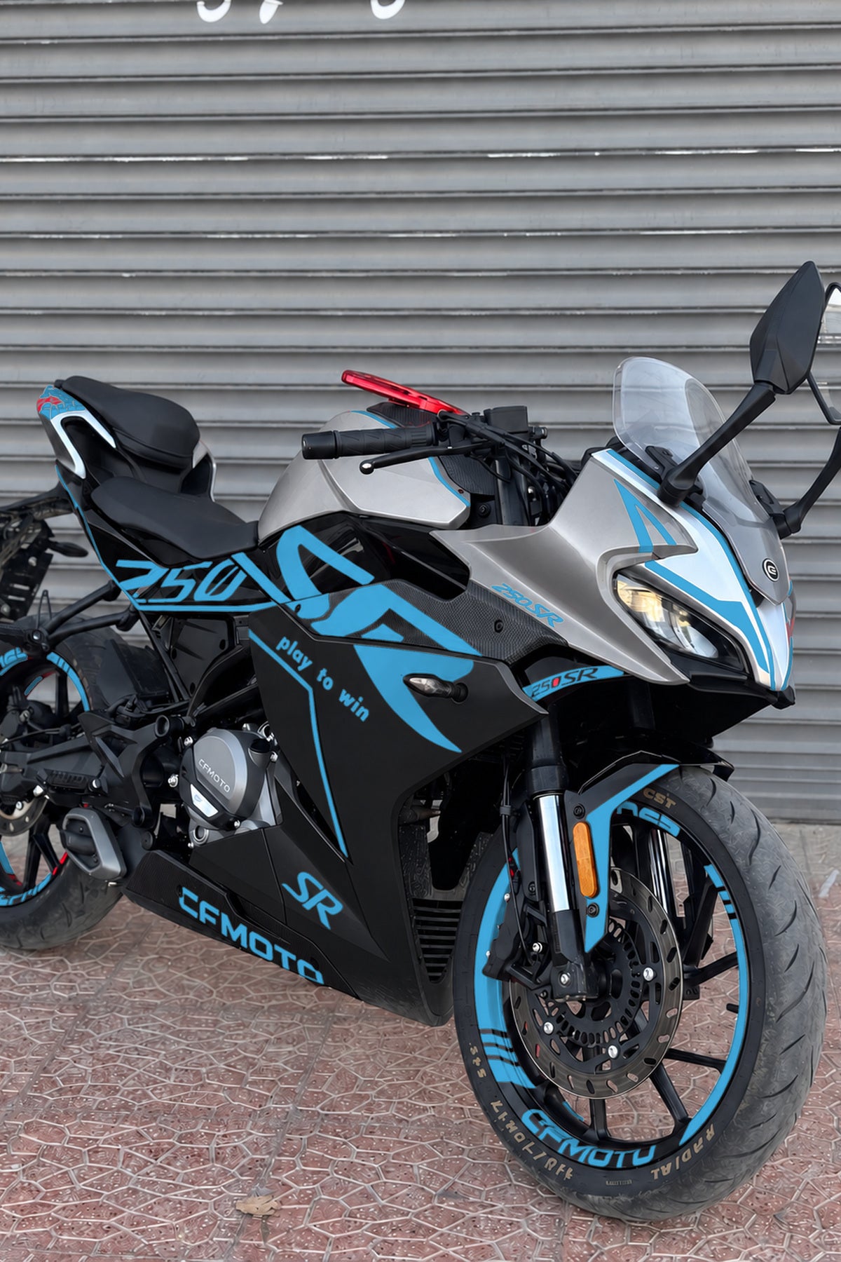 CFMOTO SR 250 için Komple Ultra Renk Değişim Sticker Seti (Sağ ve Sol )