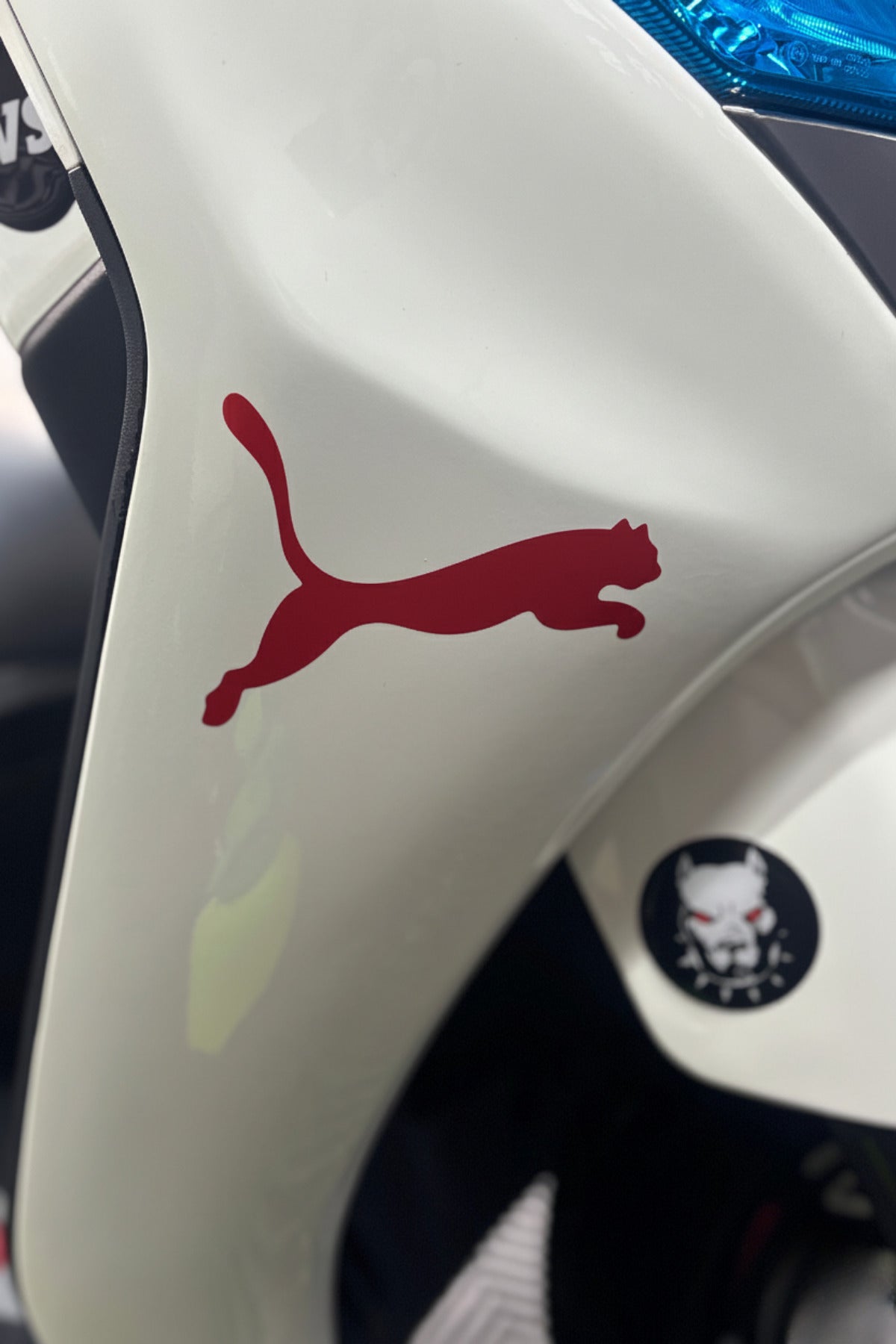 Motosiklet ve CG Deposu için Leopar Desenli Depo için Sticker Etiket (Sağ ve Sol )