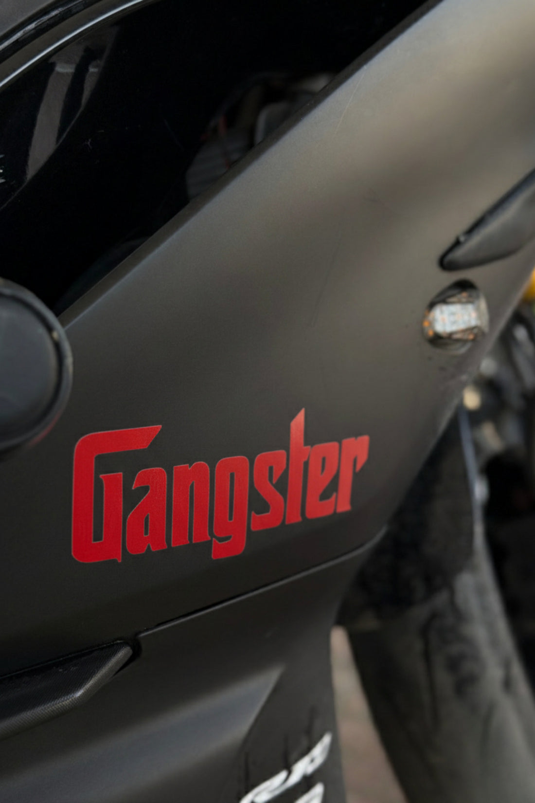 Motor-Araba-Kask için Gangster Etiket Sticker (1 Adet)