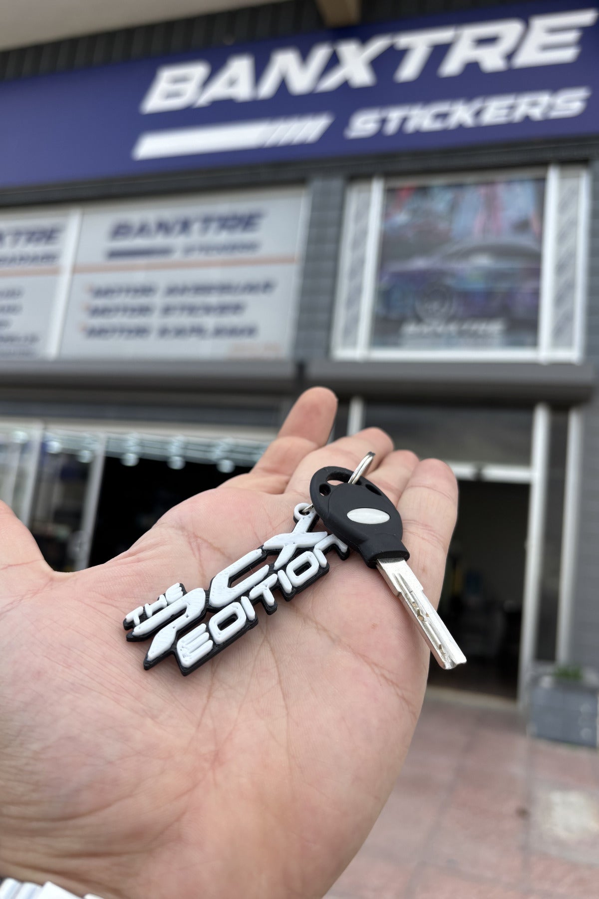 Honda PCX için Anahtarlık The PCX Edition Özel Tasarım Sert Plastik Anahtarlık