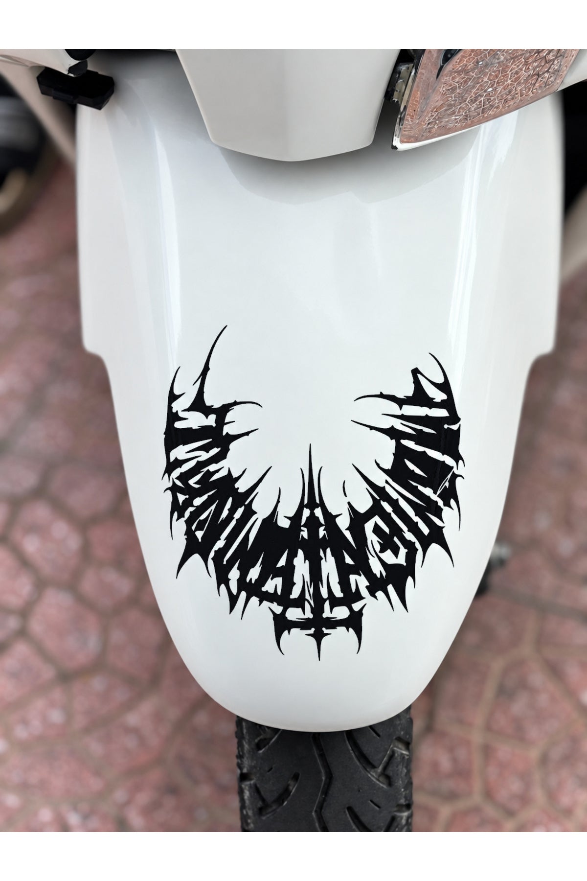 Jupiter Ön Çamurluk için Yarım Gotik Tribal Sticker Etiket (15CMx15CM)