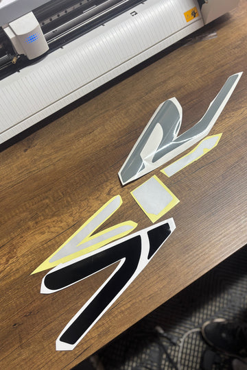 CFMOTO SR250 için Orijinal Sticker Seti (Sağ ve Sol)
