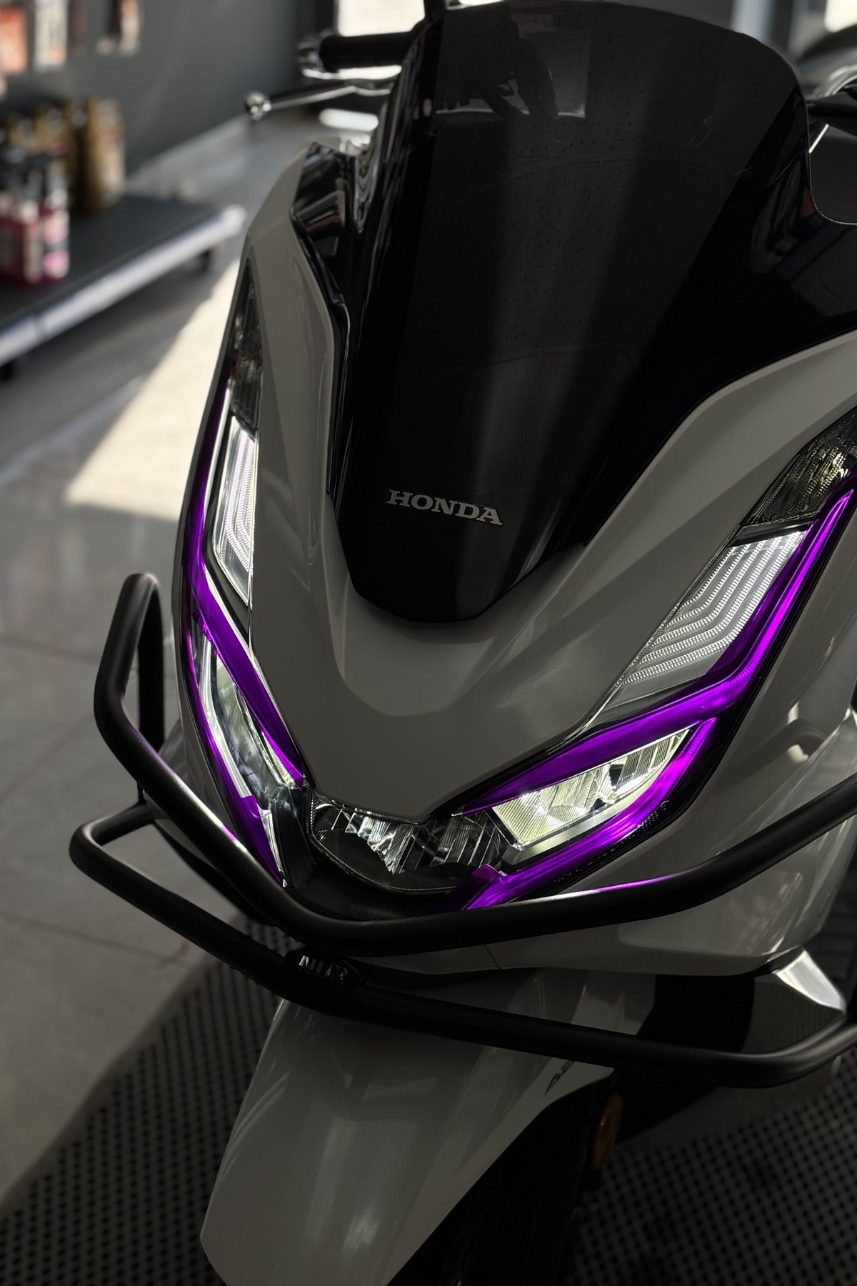 Honda PCX Gündüz Led için Far Tasarım Folyosu Sticker