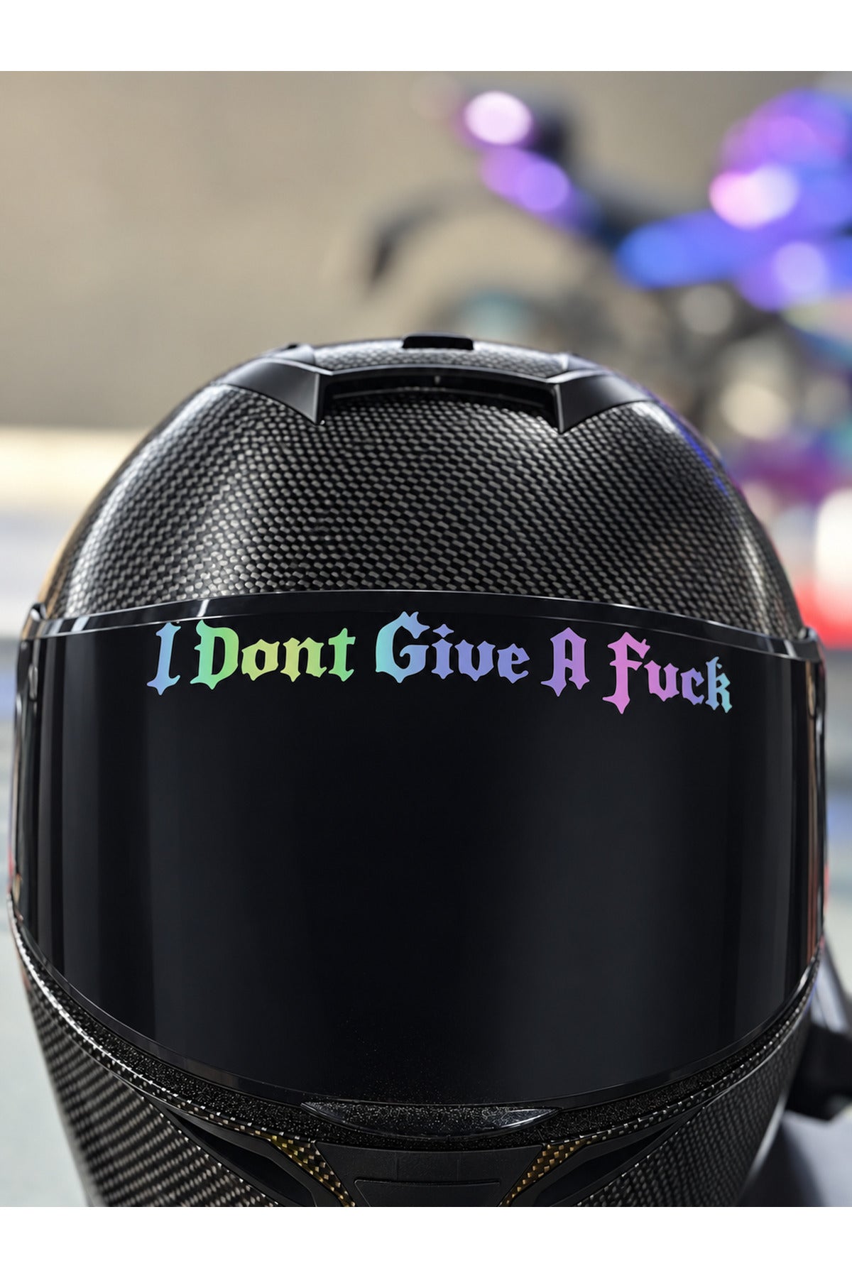 Motosiklet Kaskı için I Dont Give a FCK Sticker Etiket (1 Adet)