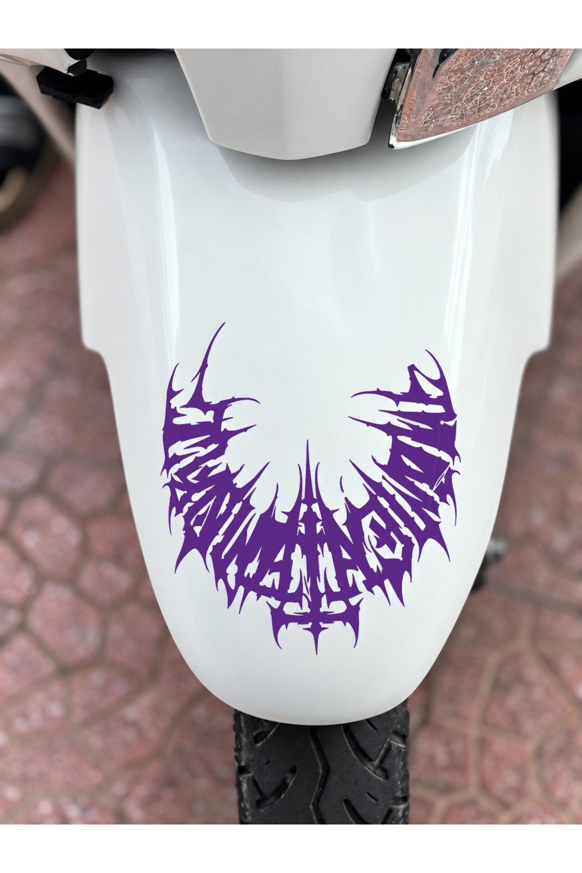 Jupiter Ön Çamurluk için Yarım Gotik Tribal Sticker Etiket (15CMx15CM)