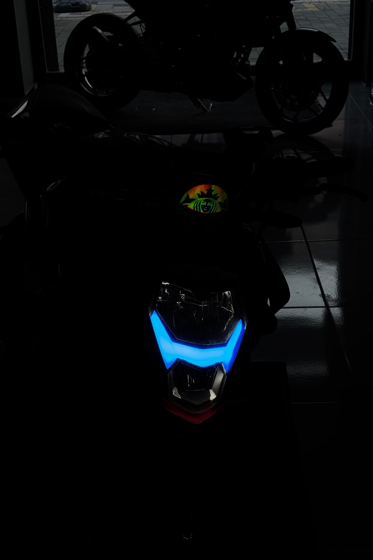 CFMOTO NK250 Gündüz Led için Renkli Far Filmi Sticker