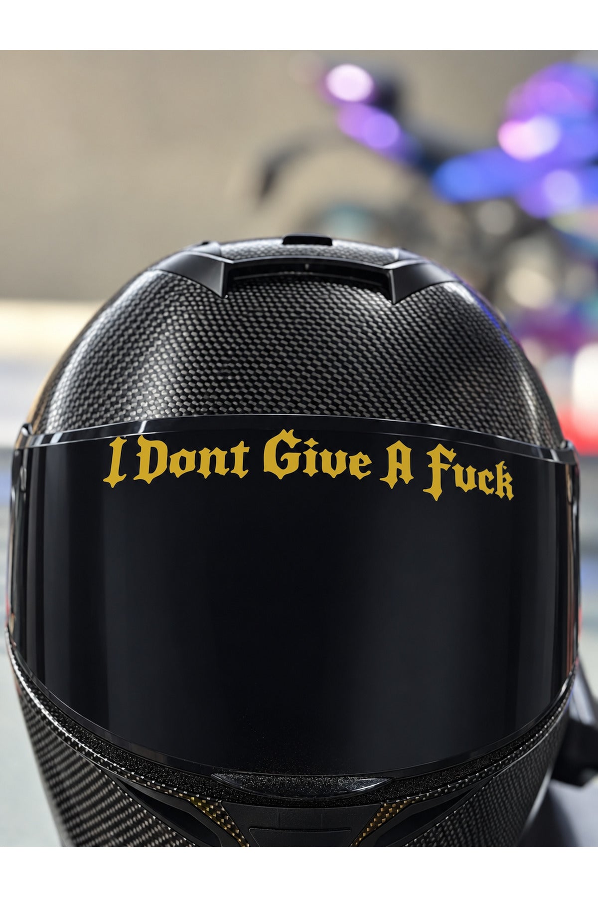 Motosiklet Kaskı için I Dont Give a FCK Sticker Etiket (1 Adet)