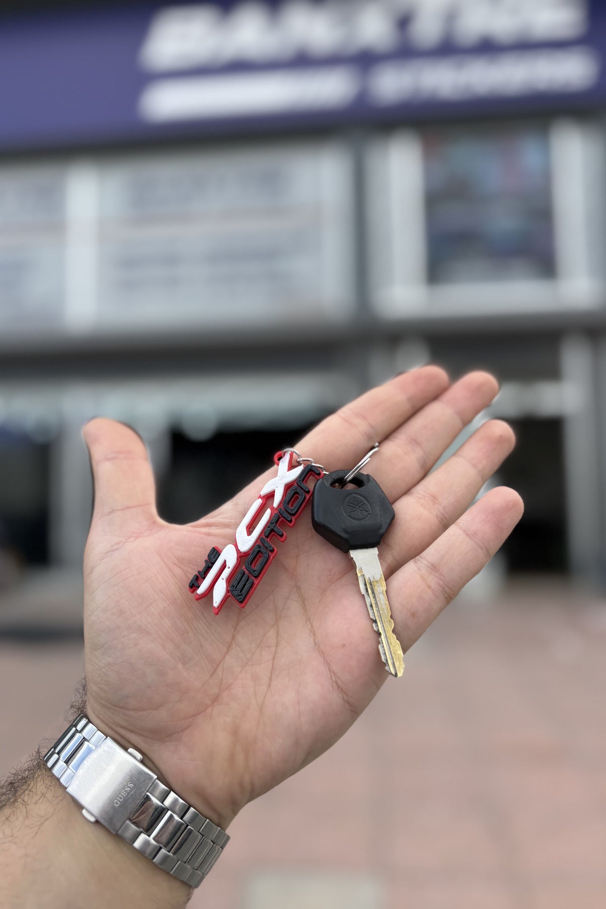 Honda PCX için Anahtarlık The PCX Edition Özel Tasarım Sert Plastik Anahtarlık