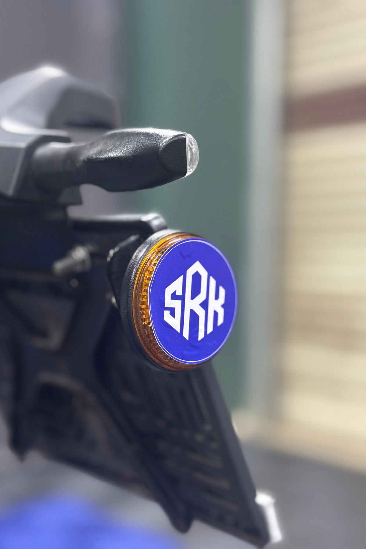 RKS SRK125 için Arka Kedigözü Reflektörü için 5CMx5CM Yuvarlak Sticker Etiket