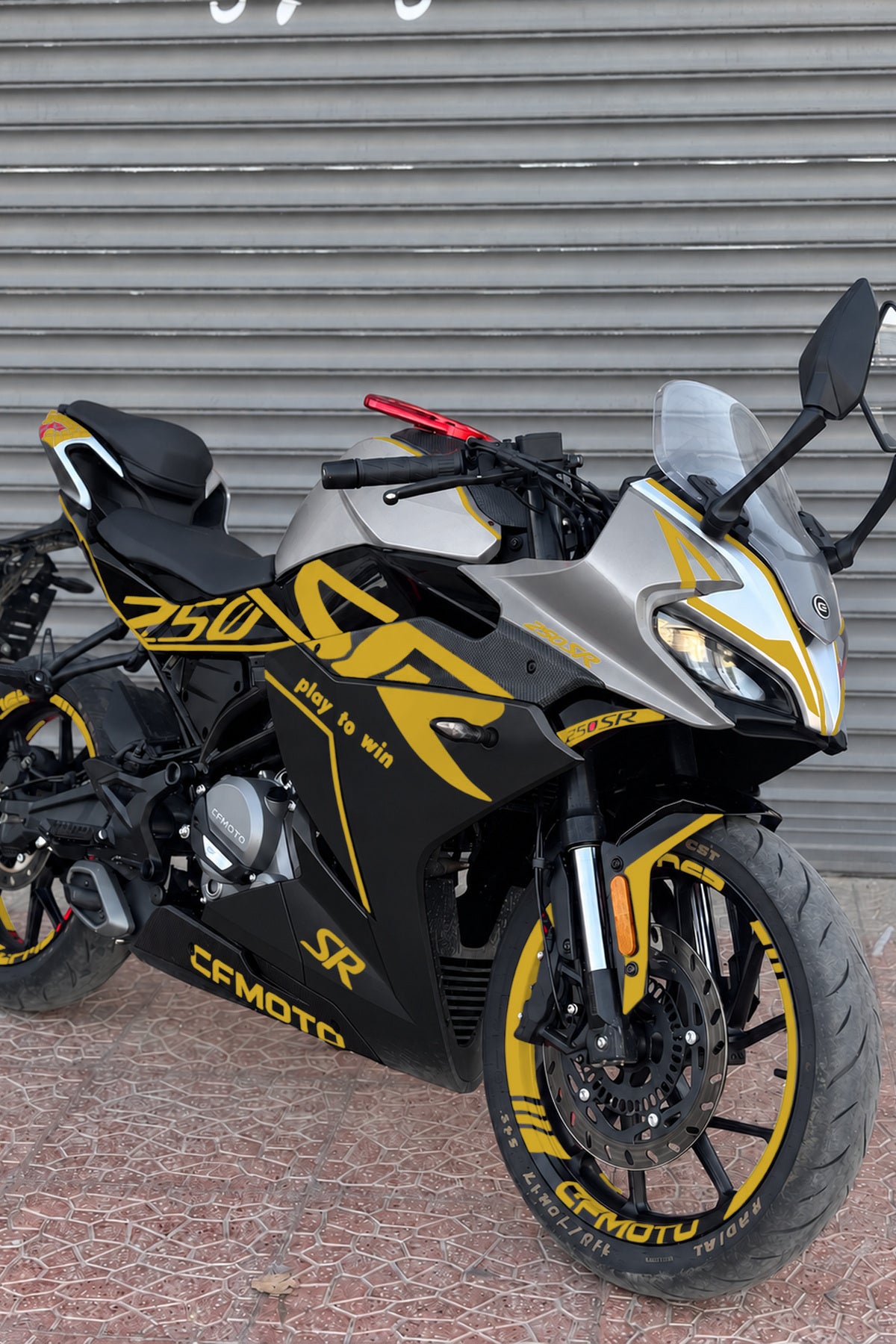 CFMOTO SR 250 için Komple Ultra Renk Değişim Sticker Seti (Sağ ve Sol )