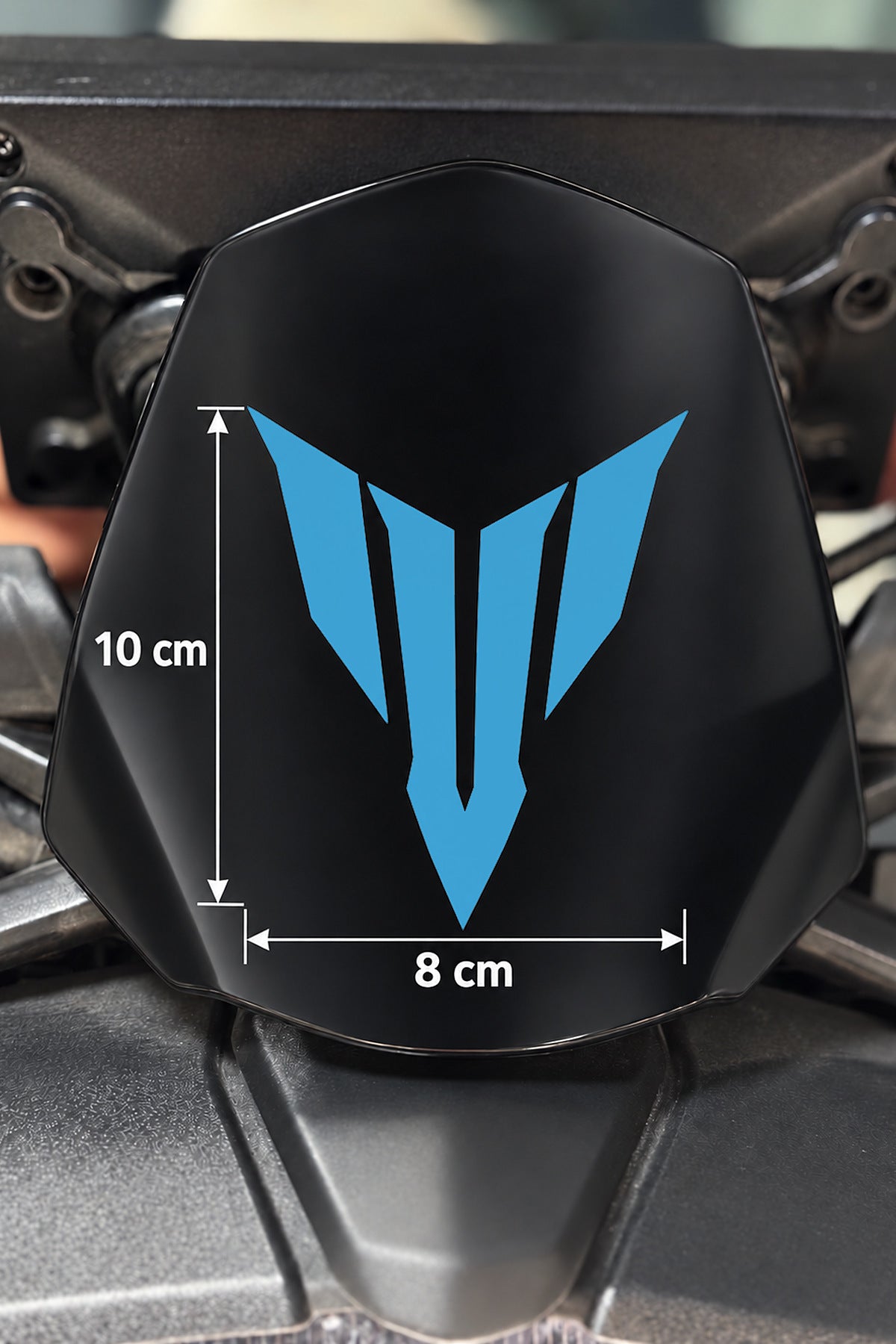 Motosiklet ve Kask için MT Logo Sticker Etiket (10CMx8CM)