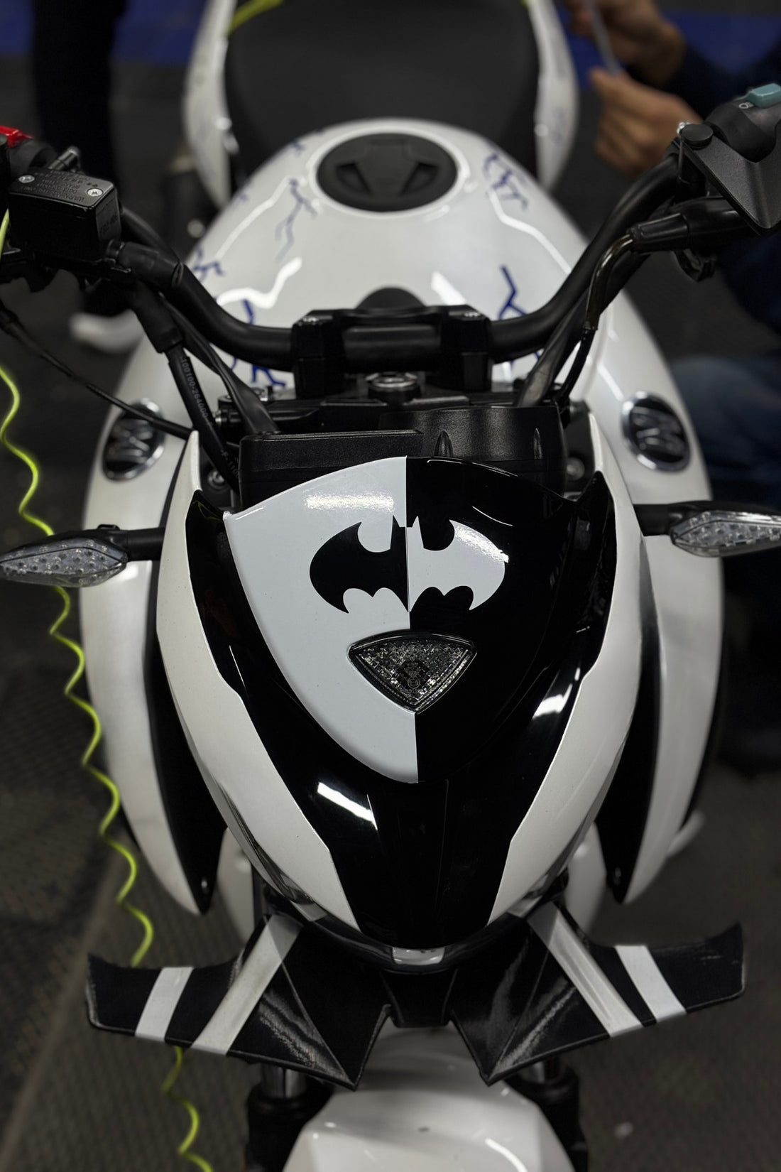 Mondial Drift-L için Batman Kafa Detay Sticker