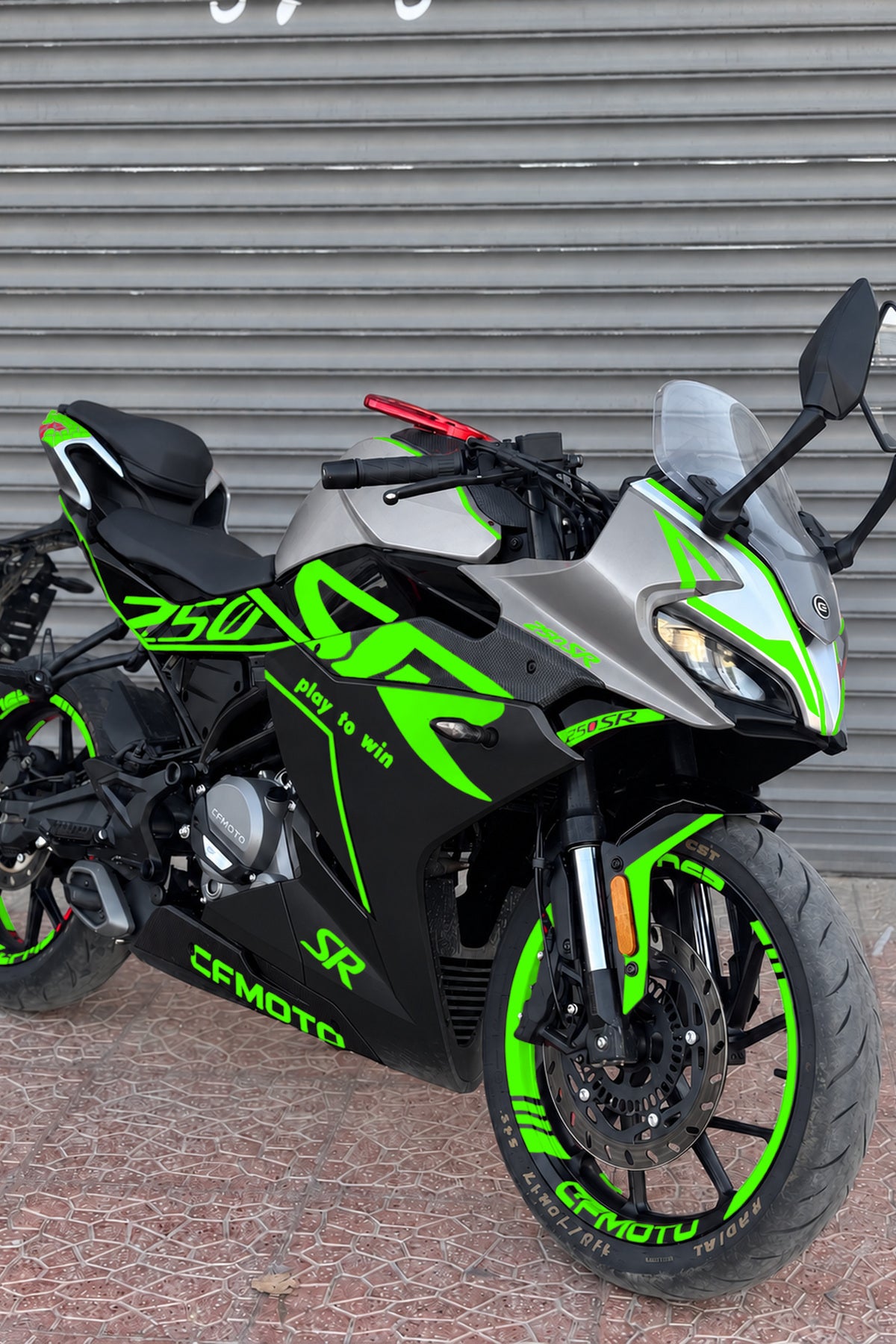 CFMOTO SR 250 için Komple Ultra Renk Değişim Sticker Seti (Sağ ve Sol )