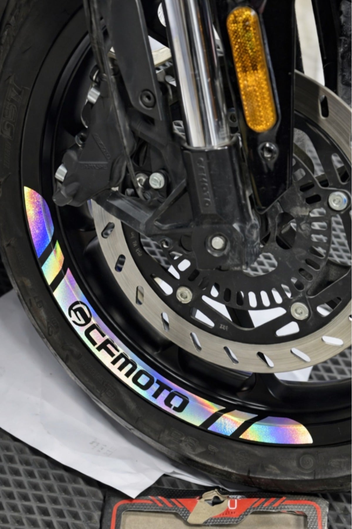 CFMOTO Tüm Modeller için Jant Şeridi Sticker Seti