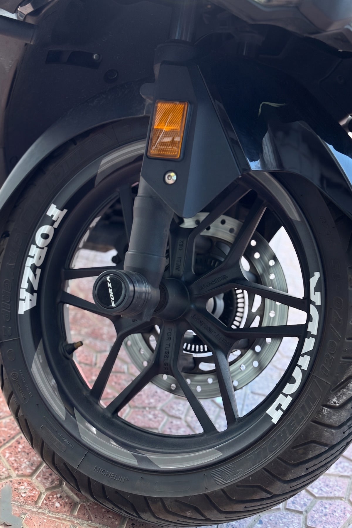 Honda Forza için 13 Inch Tüm Jantlara Uyumlu Jant Şeridi SETİ (16 Parça)