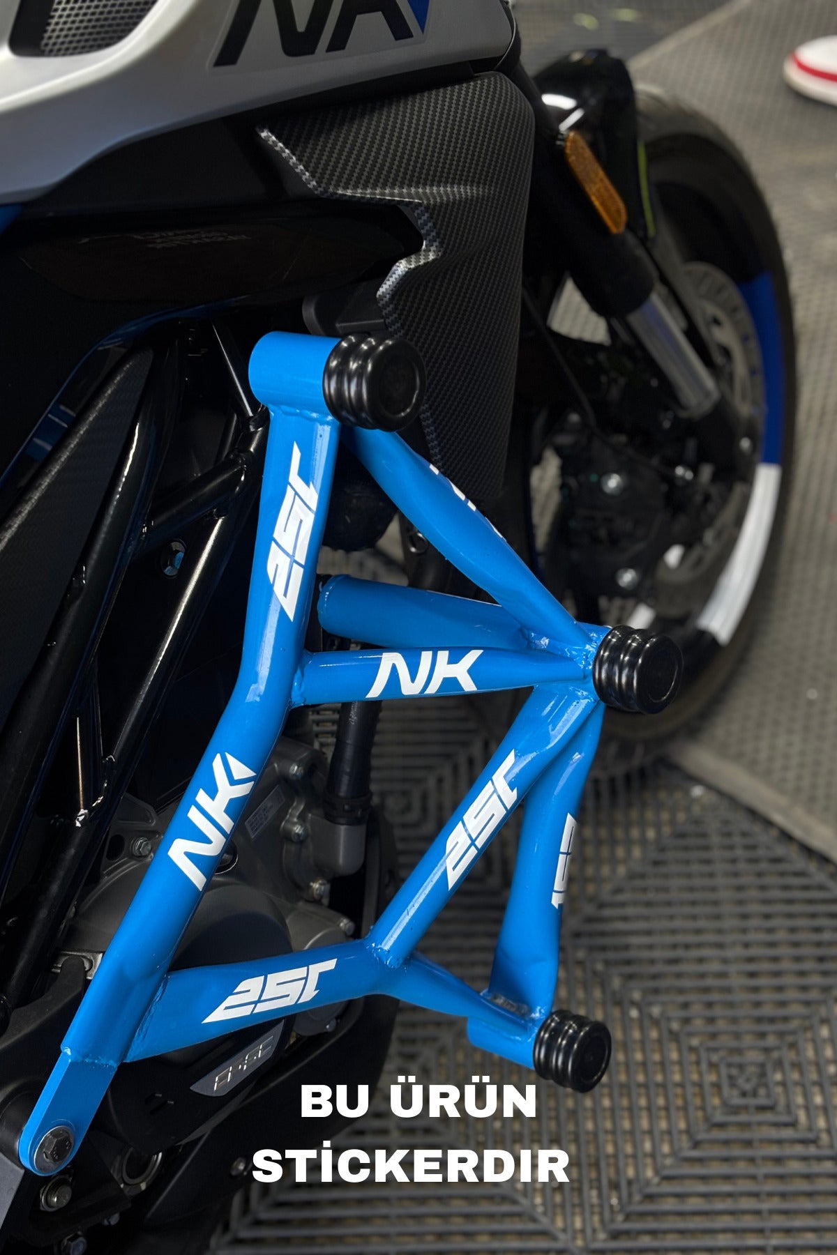 CFMOTO NK250 için Demir Stickerları Koruma Demiri Stickerları (9 Adet NK 9 Adet 250)