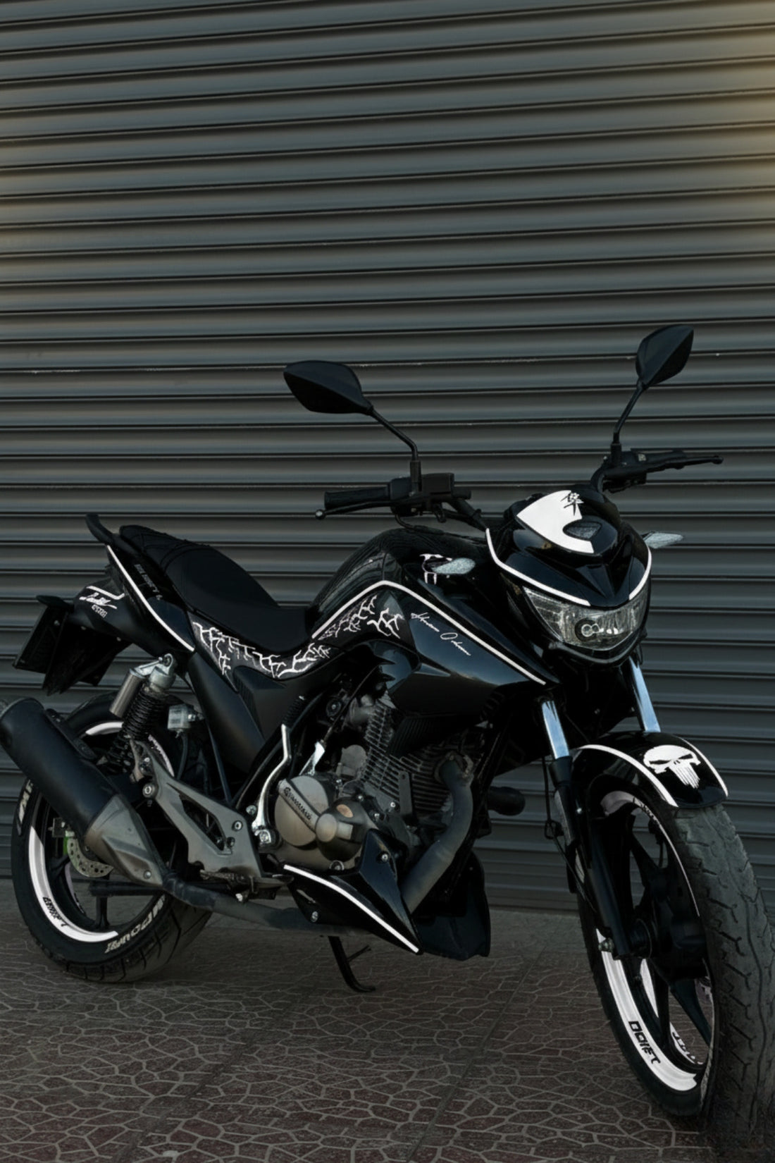 Mondial Drift-L için Beyaz Renk 51 Parça Premium Seri Sticker Seti