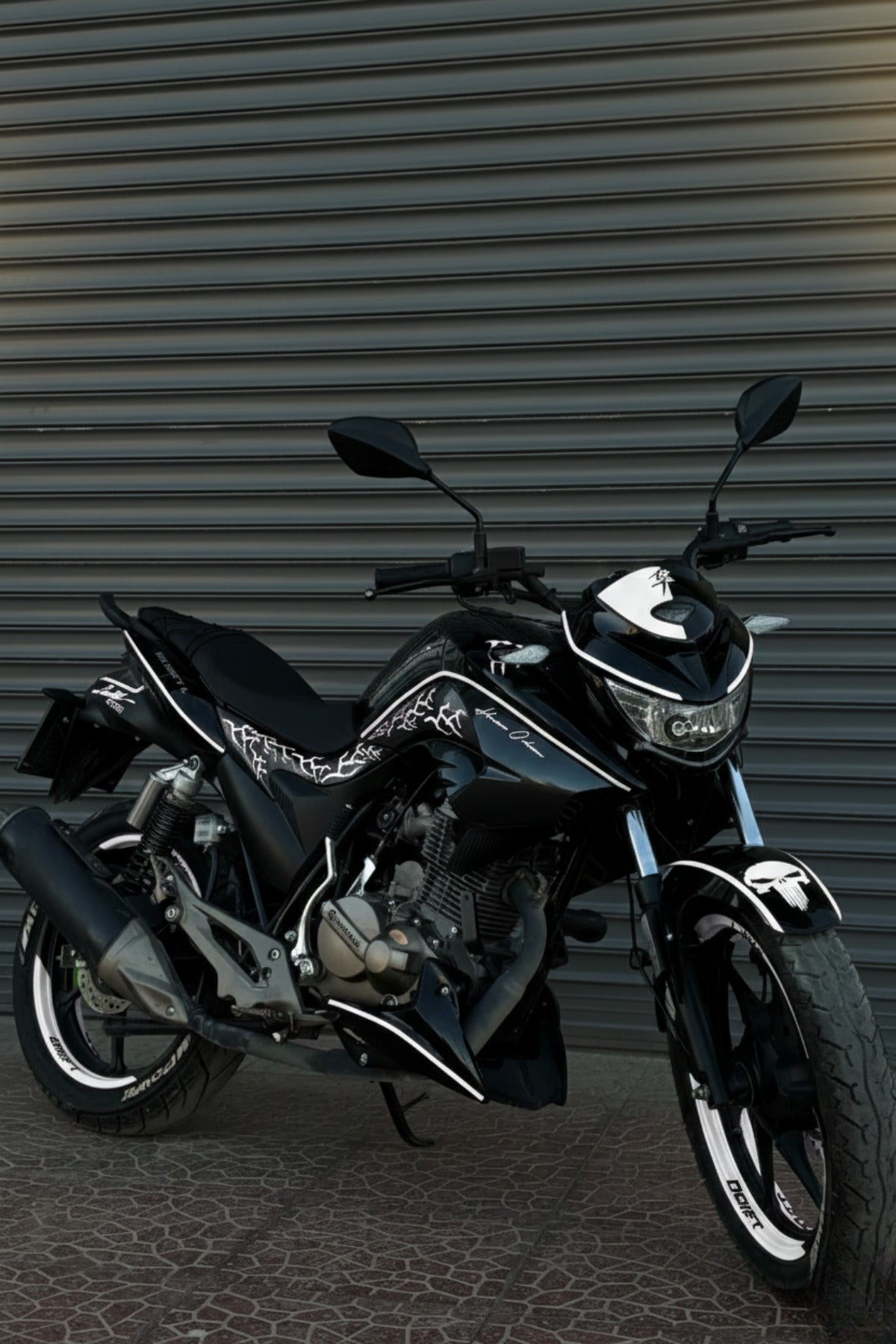 Mondial Drift-L için Beyaz Renk 51 Parça Premium Seri Sticker Seti