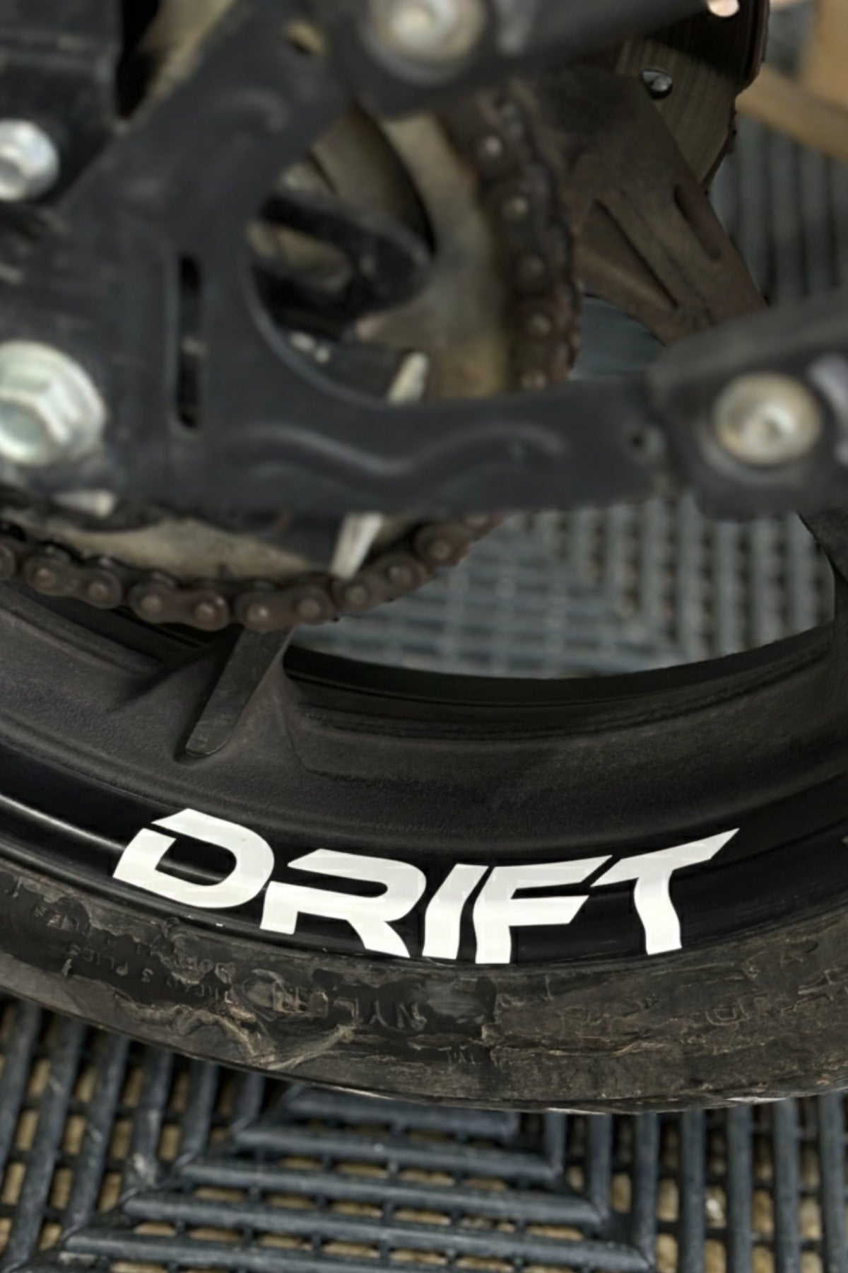 Mondial Drift-L için Jant içi Drift Yazısı Sticker Etiket (4 Adet)