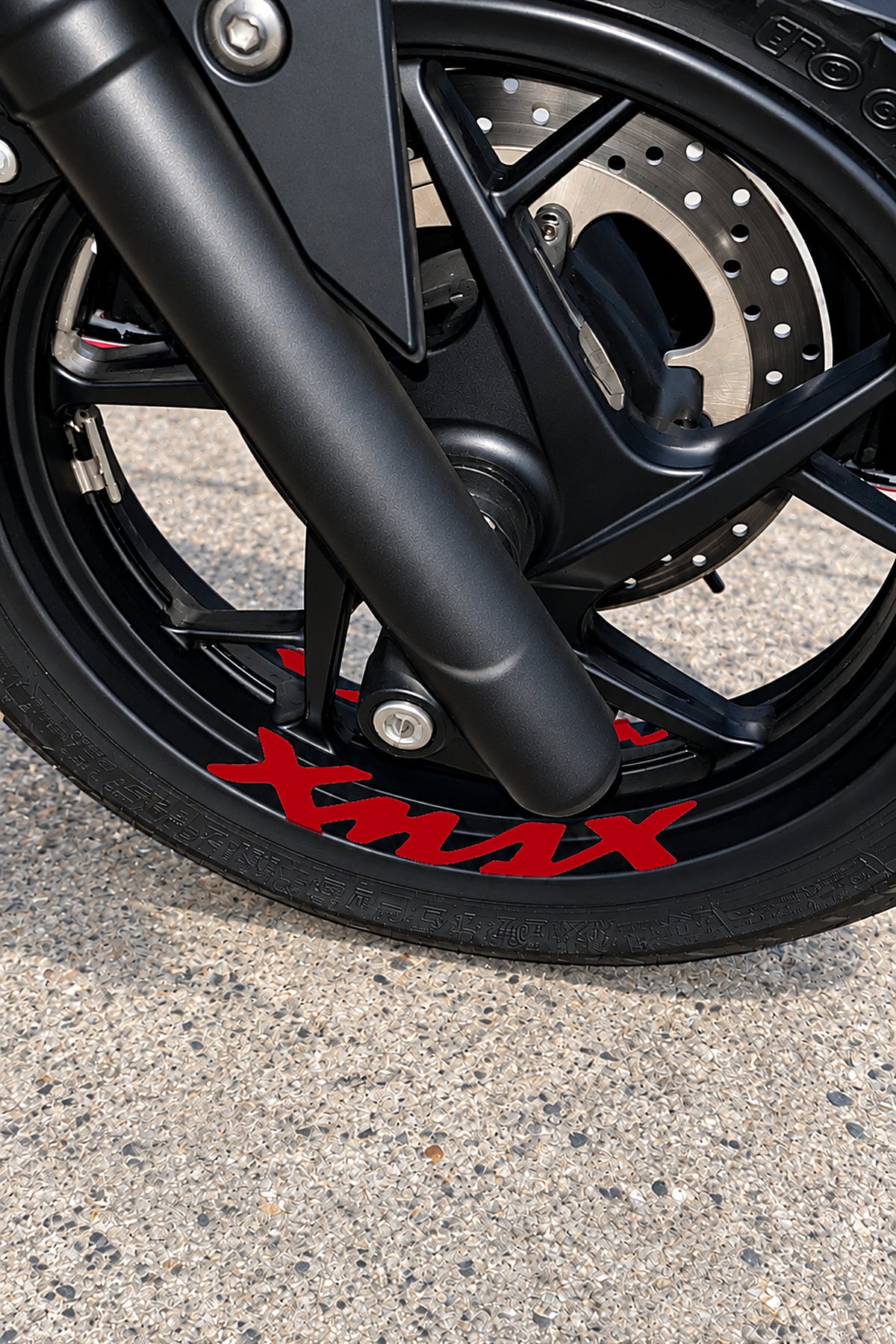 Yamaha Xmax için Jant içi Yazı Sticker Etiket (4'lü)