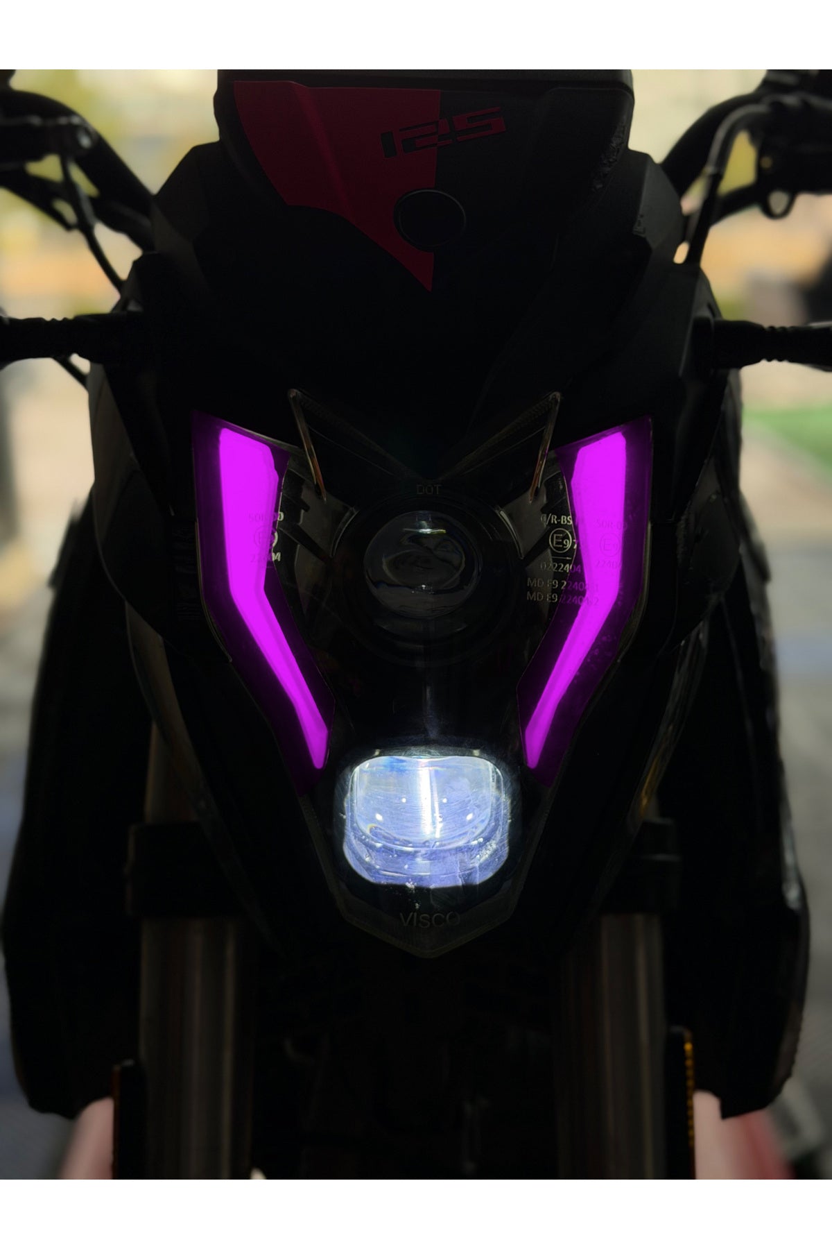 Falcon S188 Salvador Motosiklet için Hazır Kesim Far Renklendirme Far Filmi Sticker (Sağ ve Sol )