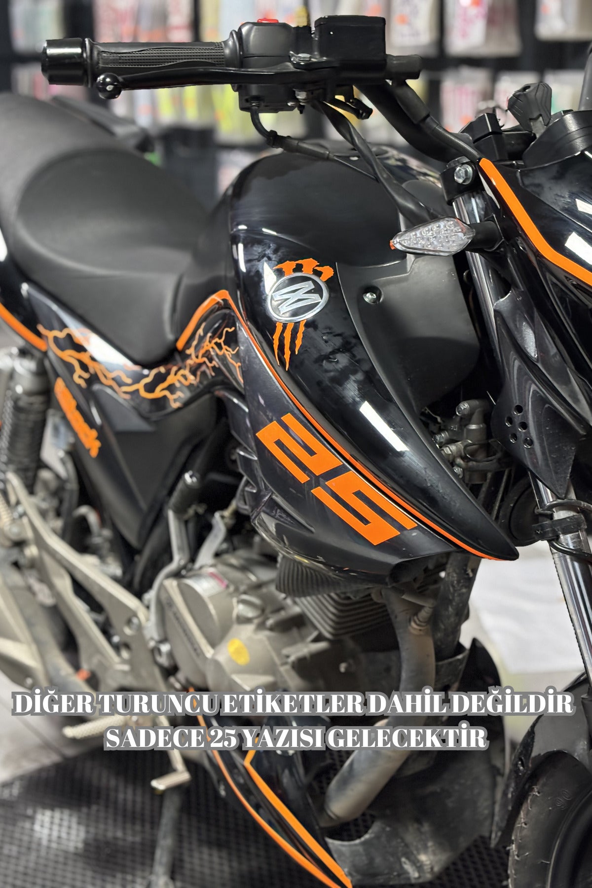 Mondial Drift-L  Yan Grenaj için 25 Yazısı Sticker Etiket (1 Adet)
