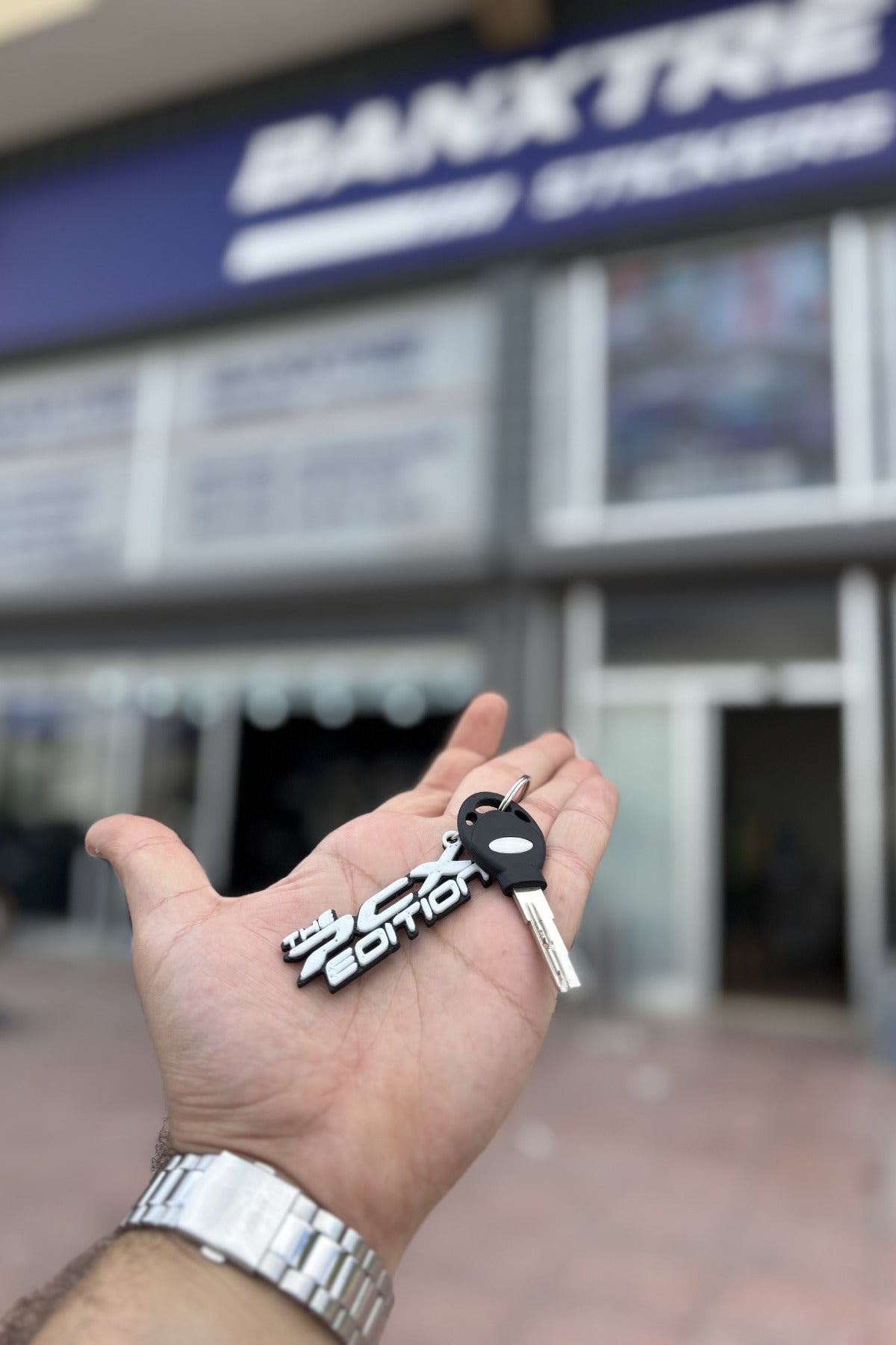 Honda PCX için Anahtarlık The PCX Edition Özel Tasarım Sert Plastik Anahtarlık