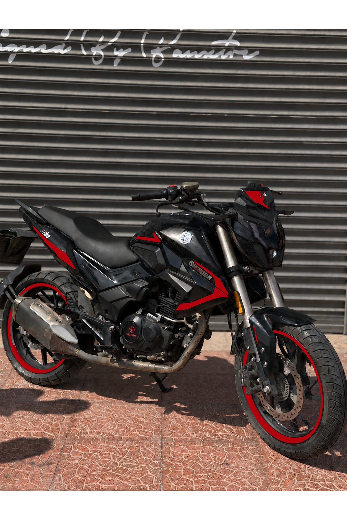Falcon Salvador S188 Motosiklet için Komple Dekor Sticker Seti