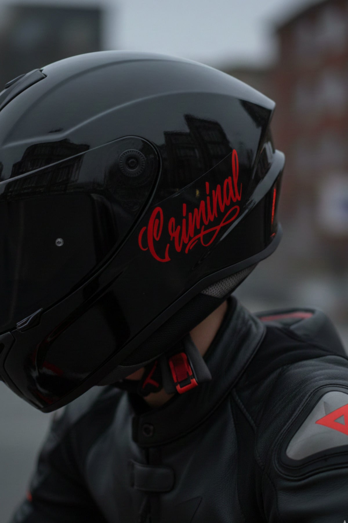 Motosiklet ve Kask için Criminal Sticker Etiket (1 Adet)