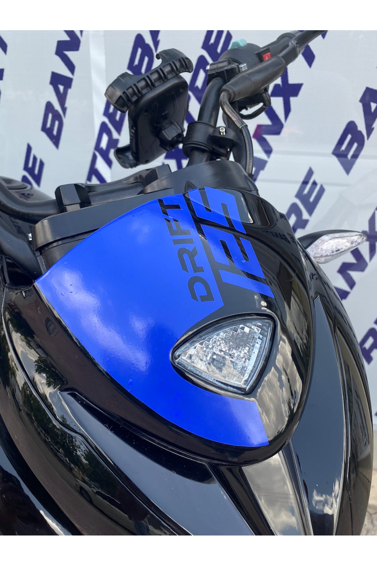 Mondial Drift-L için Drift 125 Kafa Sticker Etiket