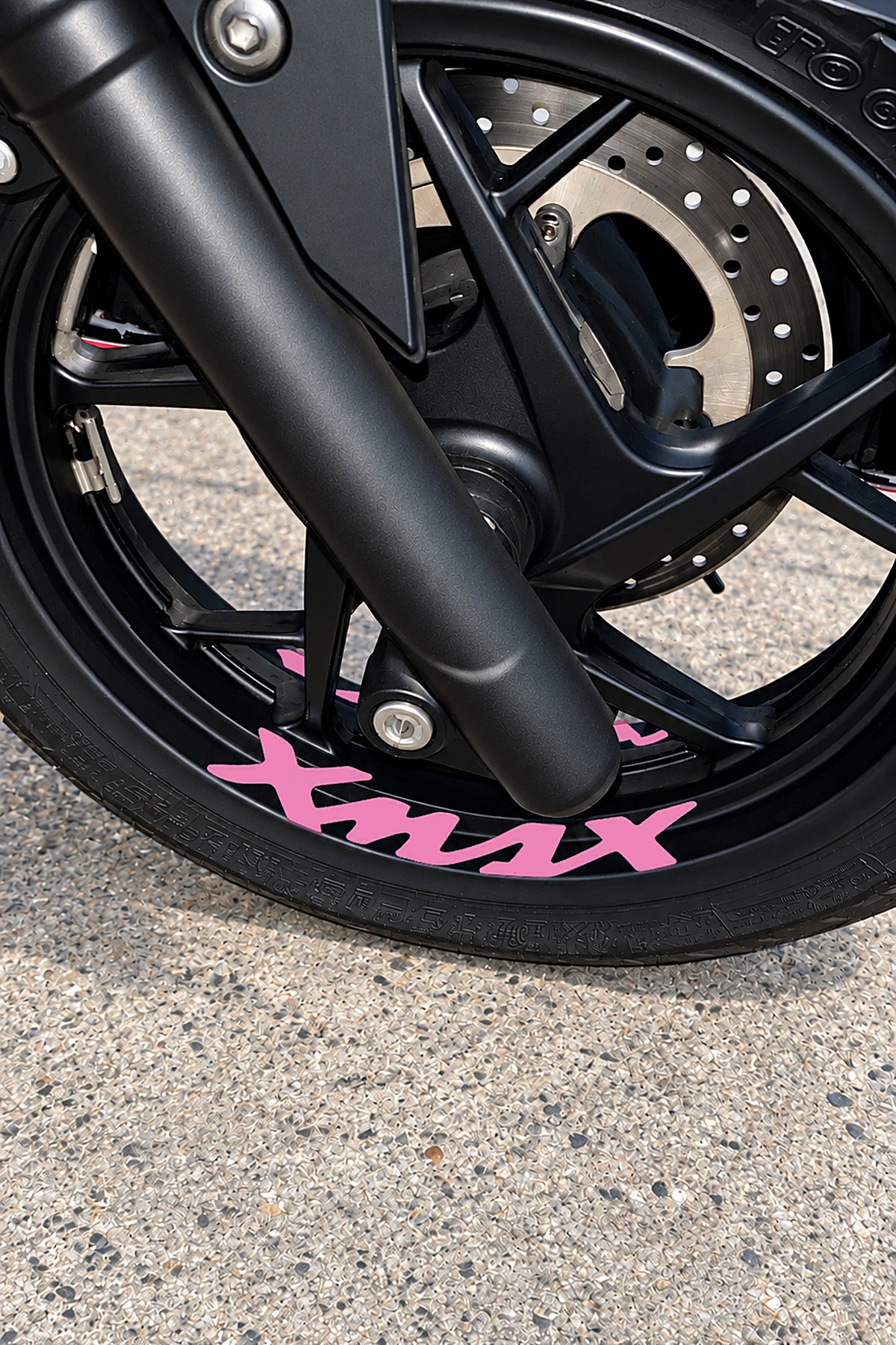 Yamaha Xmax için Jant içi Yazı Sticker Etiket (4'lü)
