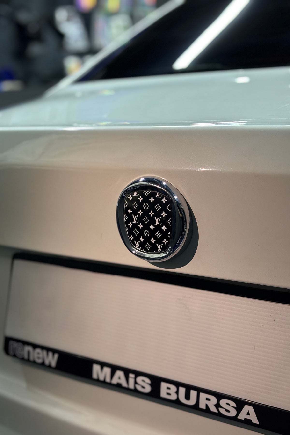 Fiat Egea için Uyumlu Logo için Tam Uyumlu Ön-Arka Sticker Seti