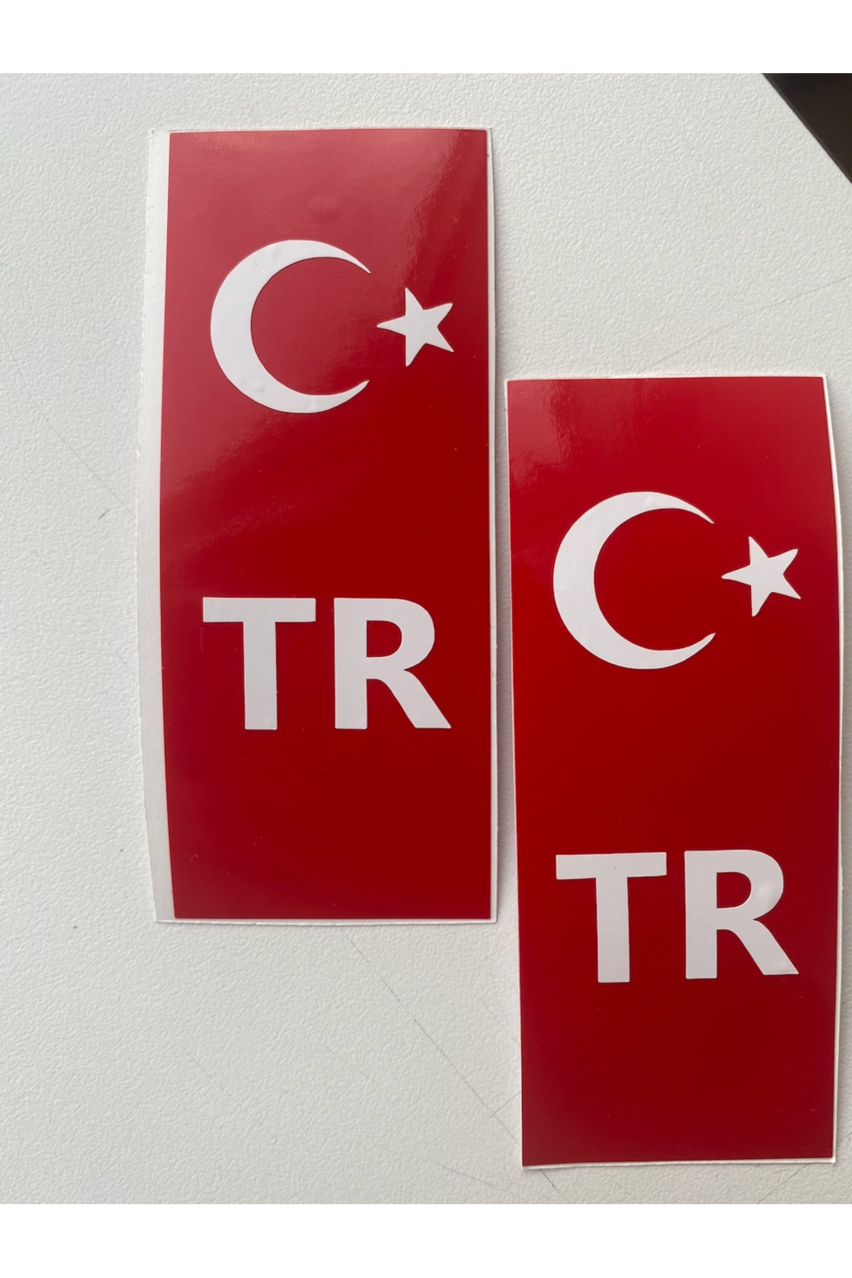 TR Kırmızı Plaka Sticker (2 adet)