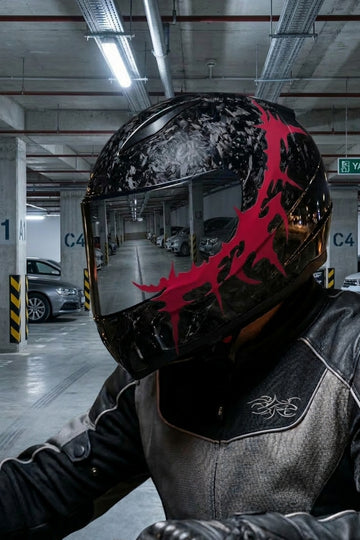 Kask ve Motosiklet için Gotik Diken Sticker Etiket (1 Adet)