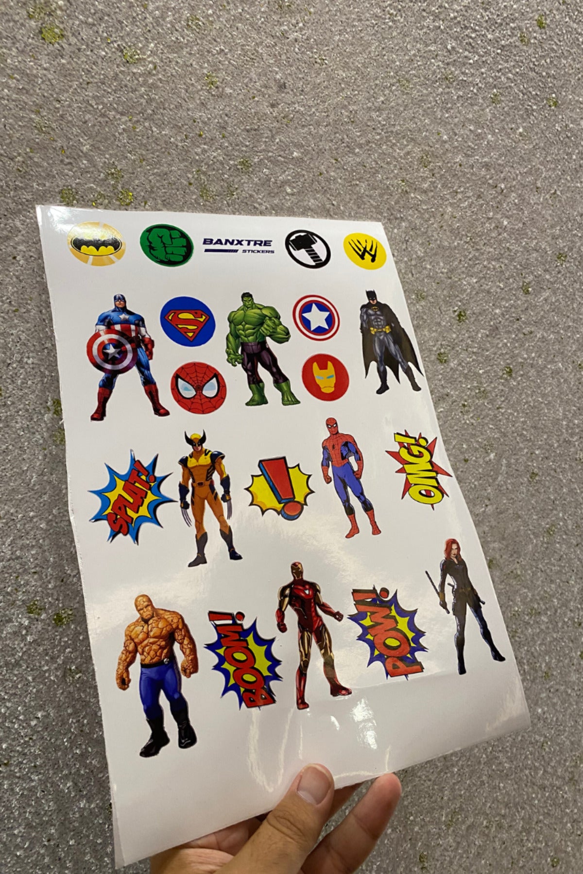 Çizgi Film Karakter Stickerları A4 Pack Seri -1 (22 Adet)