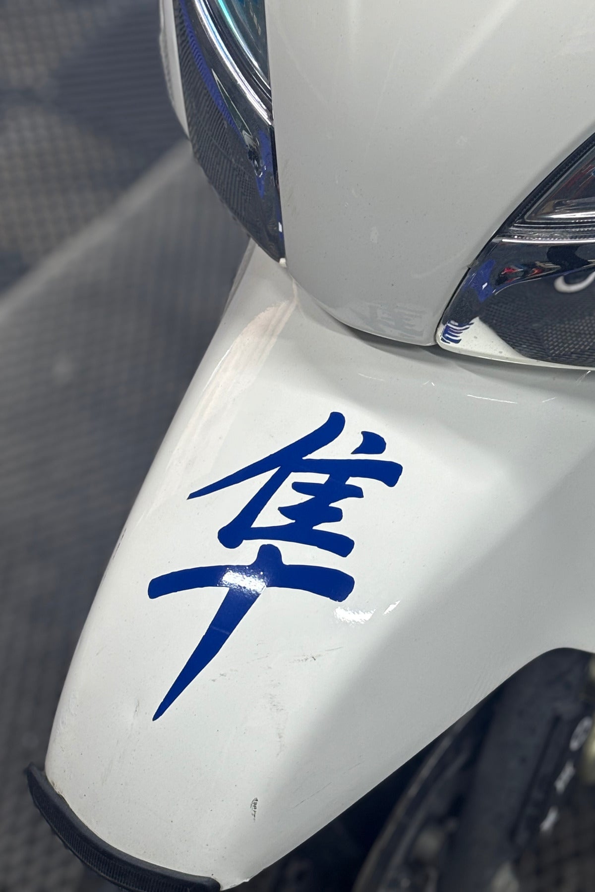 Motor ve Kask için Lacivert Mavi Hayabusa Sticker Etiket (15CM)