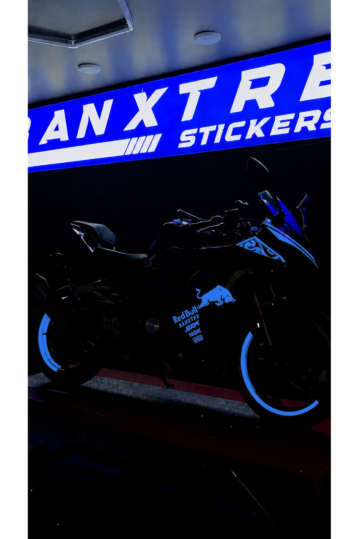 RKS SRK 125 için Komple Reflektörlü Sticker Seti (Sağ ve Sol )