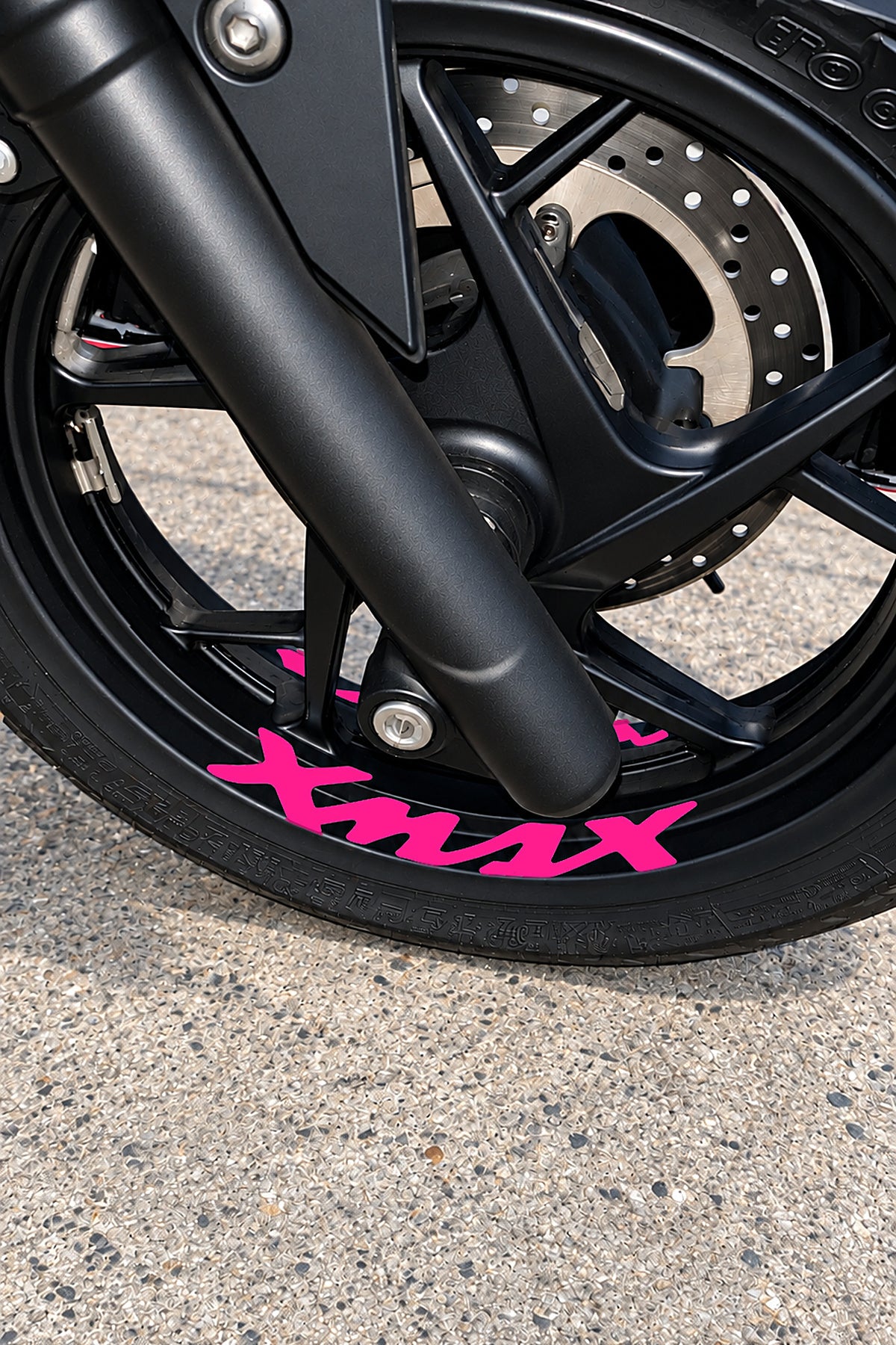 Yamaha Xmax için Jant içi Yazı Sticker Etiket (4'lü)