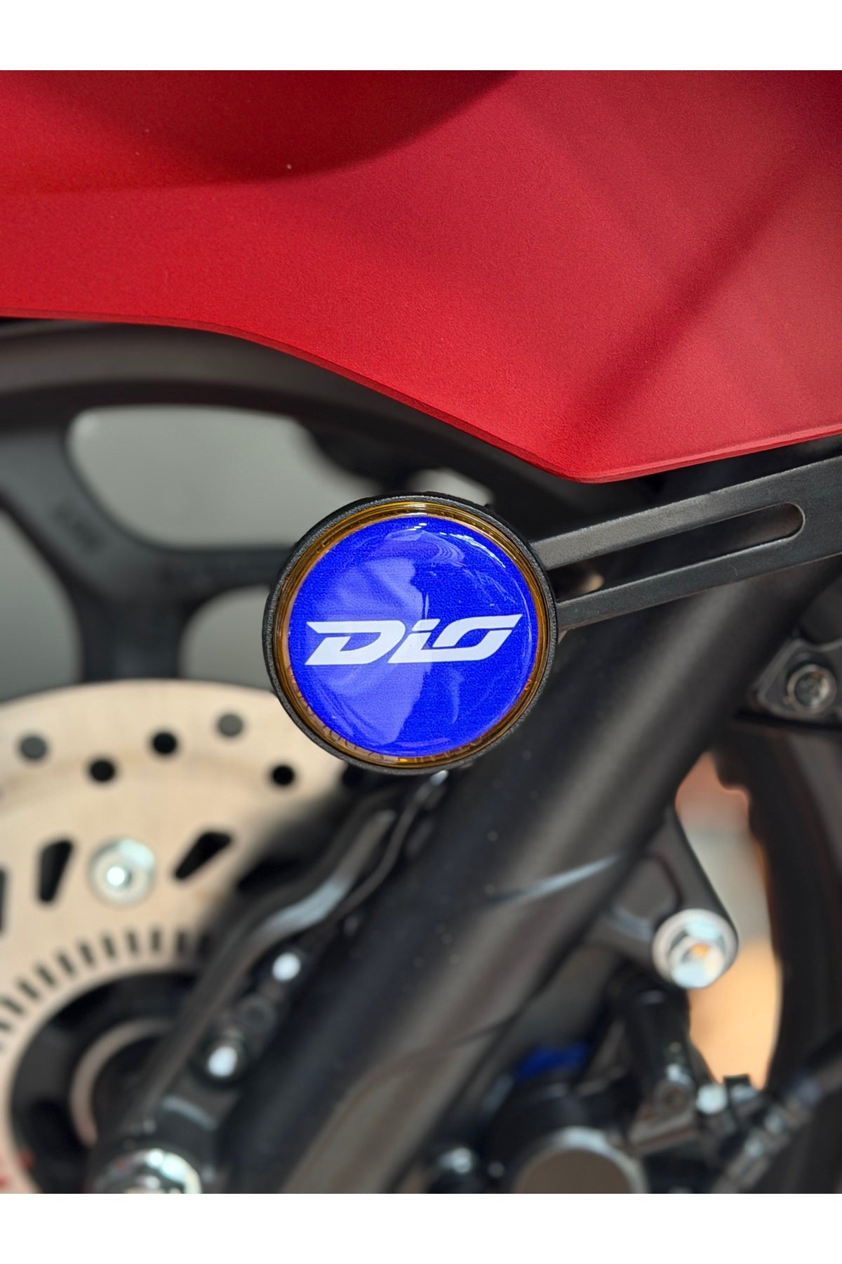 Motosiklet Kedigözü için Reflektör Damla Sticker (Desenli)